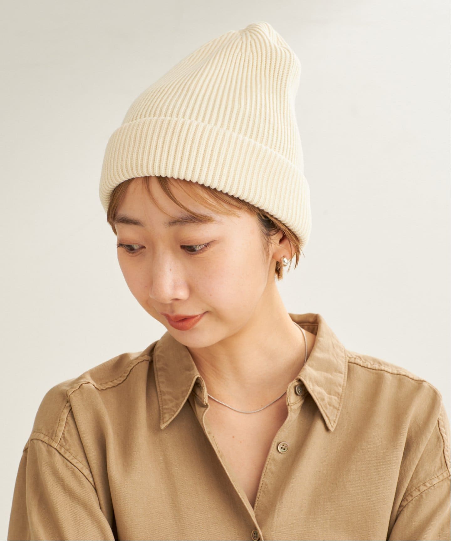 les Tendre cotton beanie（ニットキャップ・ビーニー）｜Plage