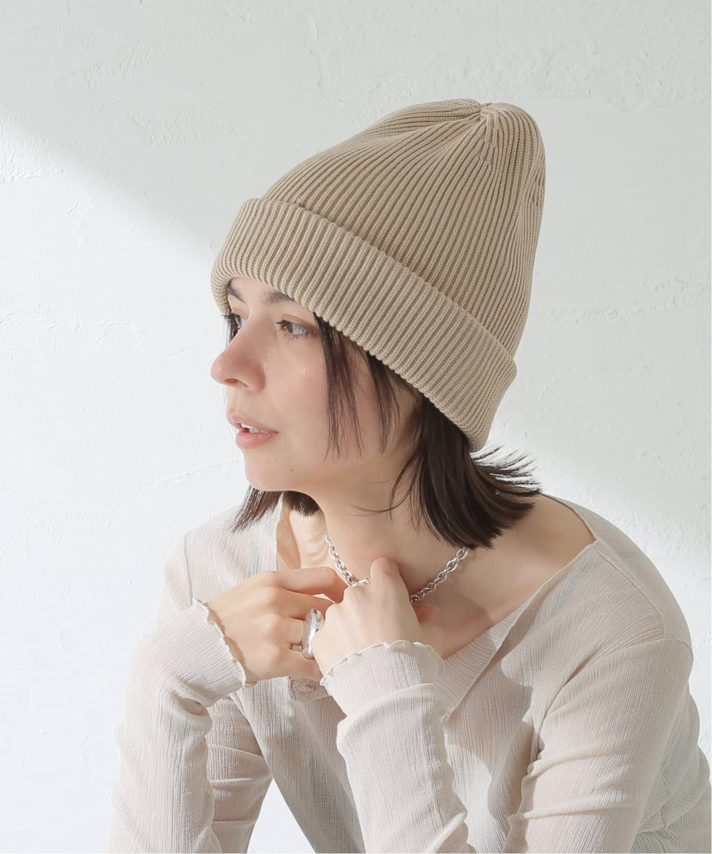Plage beanie ニットキャップ les Tendre cotton beanie（ニットキャップ・ビーニー）｜Plage