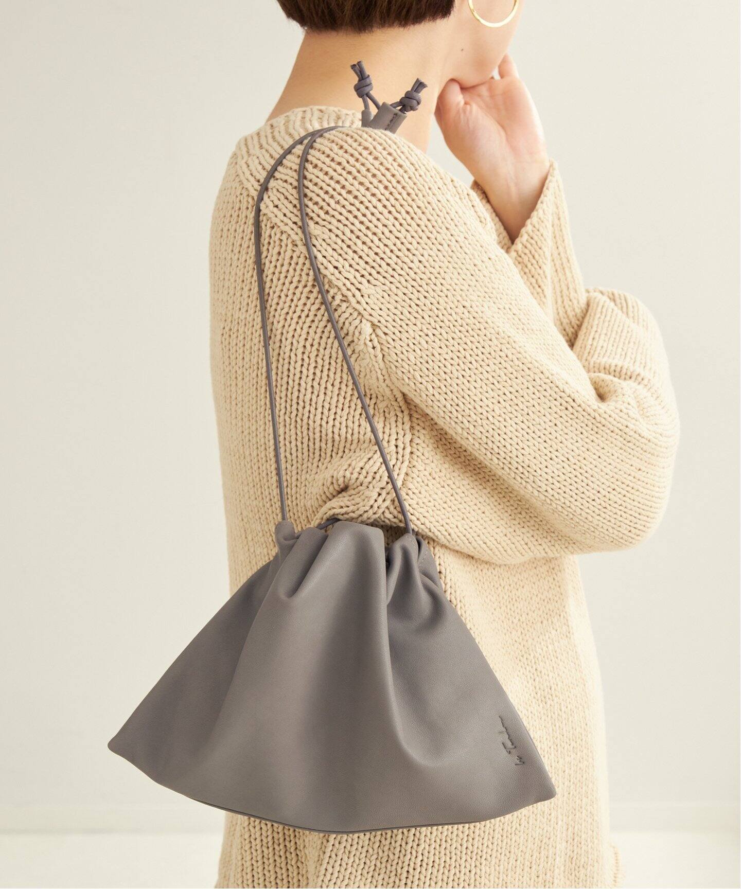 追加》les Tendre leather clutch バッグ（その他ファッション小物 