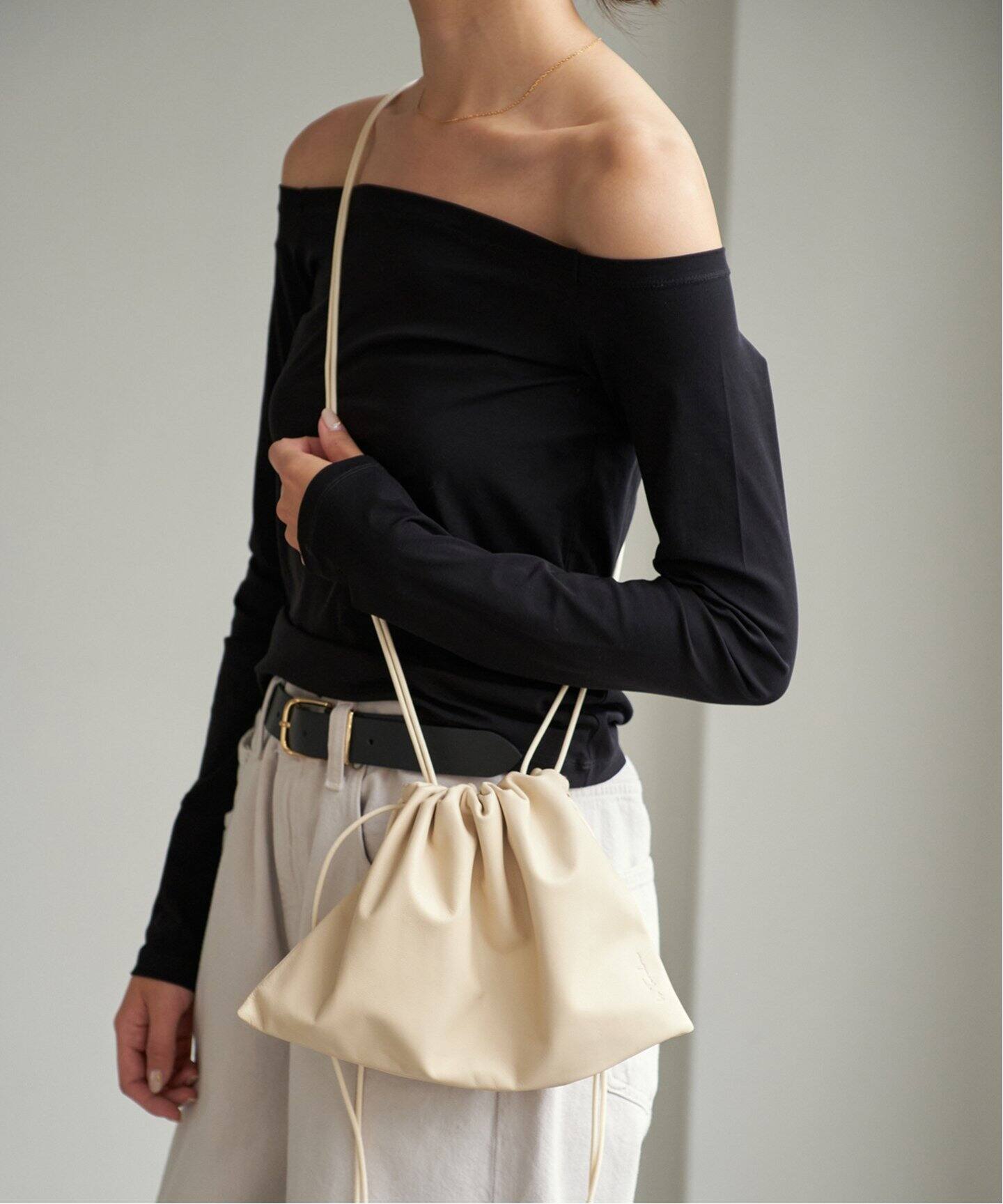 WEB限定追加》les Tendre leather clutch バッグ 3（ショルダーバッグ  