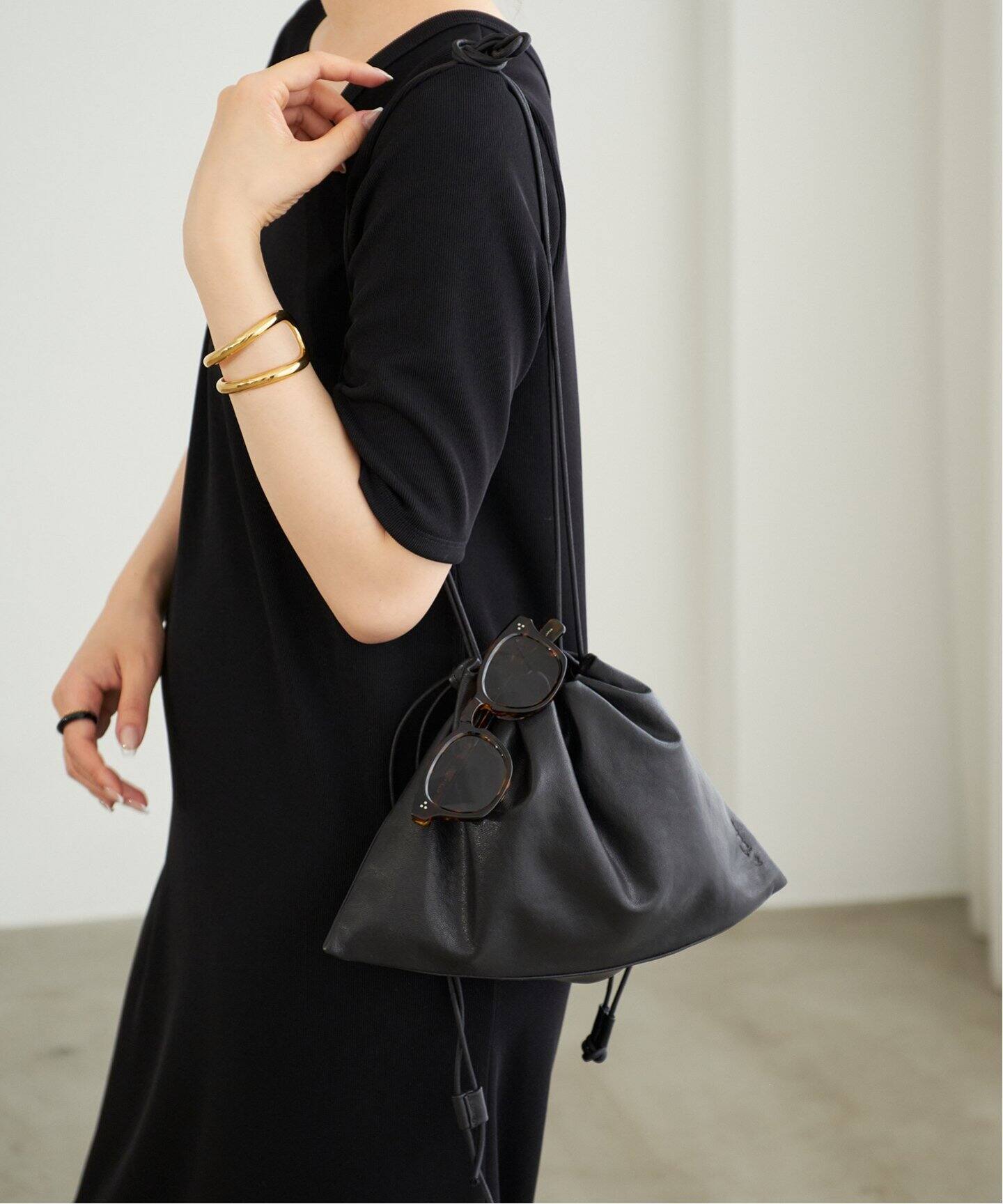 WEB限定追加予約》les Tendre leather clutch バッグ 4（ショルダー 