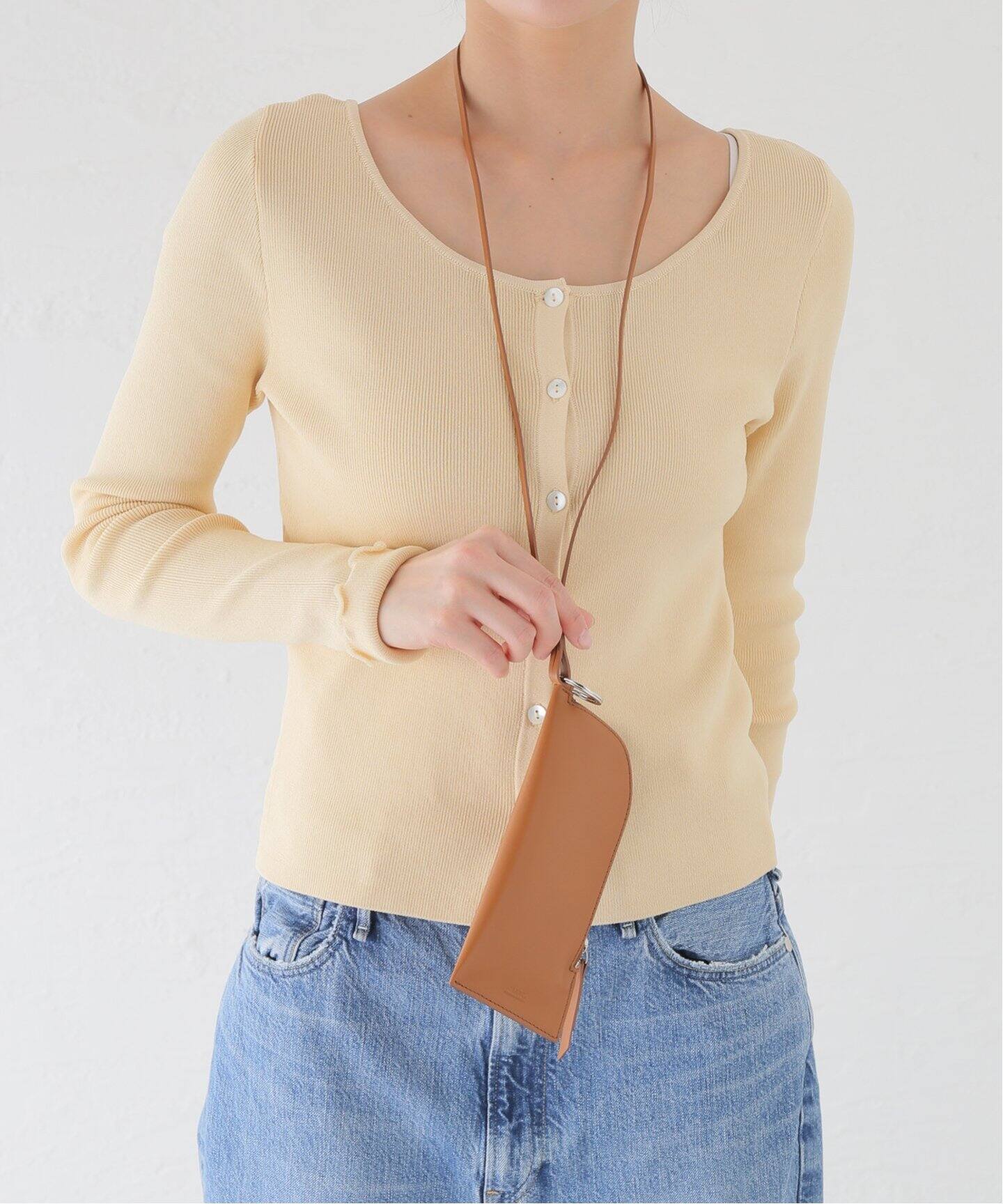 ◆Plage◆ BLANC../ブラン LEATHER CASE ブラック BLANC../ブラン LEATHER CASE（その他ファッション小物）｜Plage
