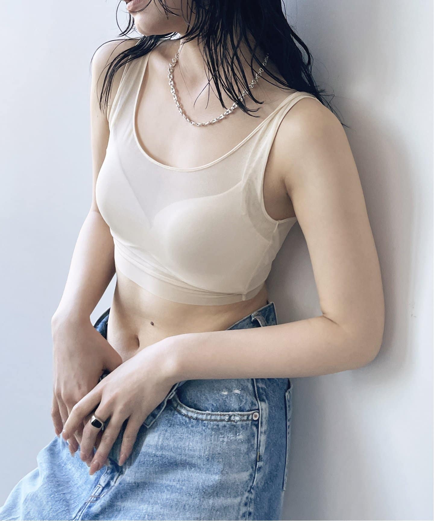 下着・アンダーウェア plage NICENICE MOMENT 追加予約》NICENICE MOMENT / ナイスナイスモーメント MESH BRA
