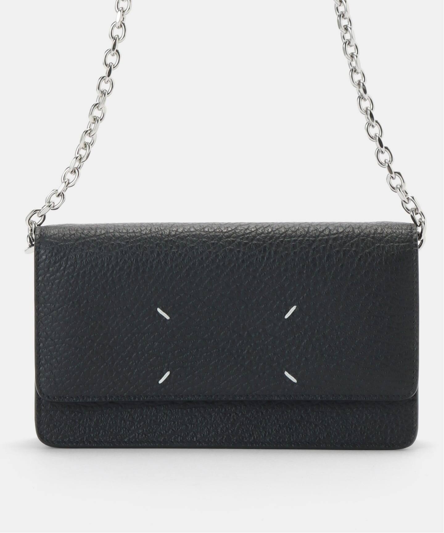 メゾンマルジェラ leather chain wallet Maison Margiela/メゾン マルジェラ WALLET ON CHAIN MEDIUM