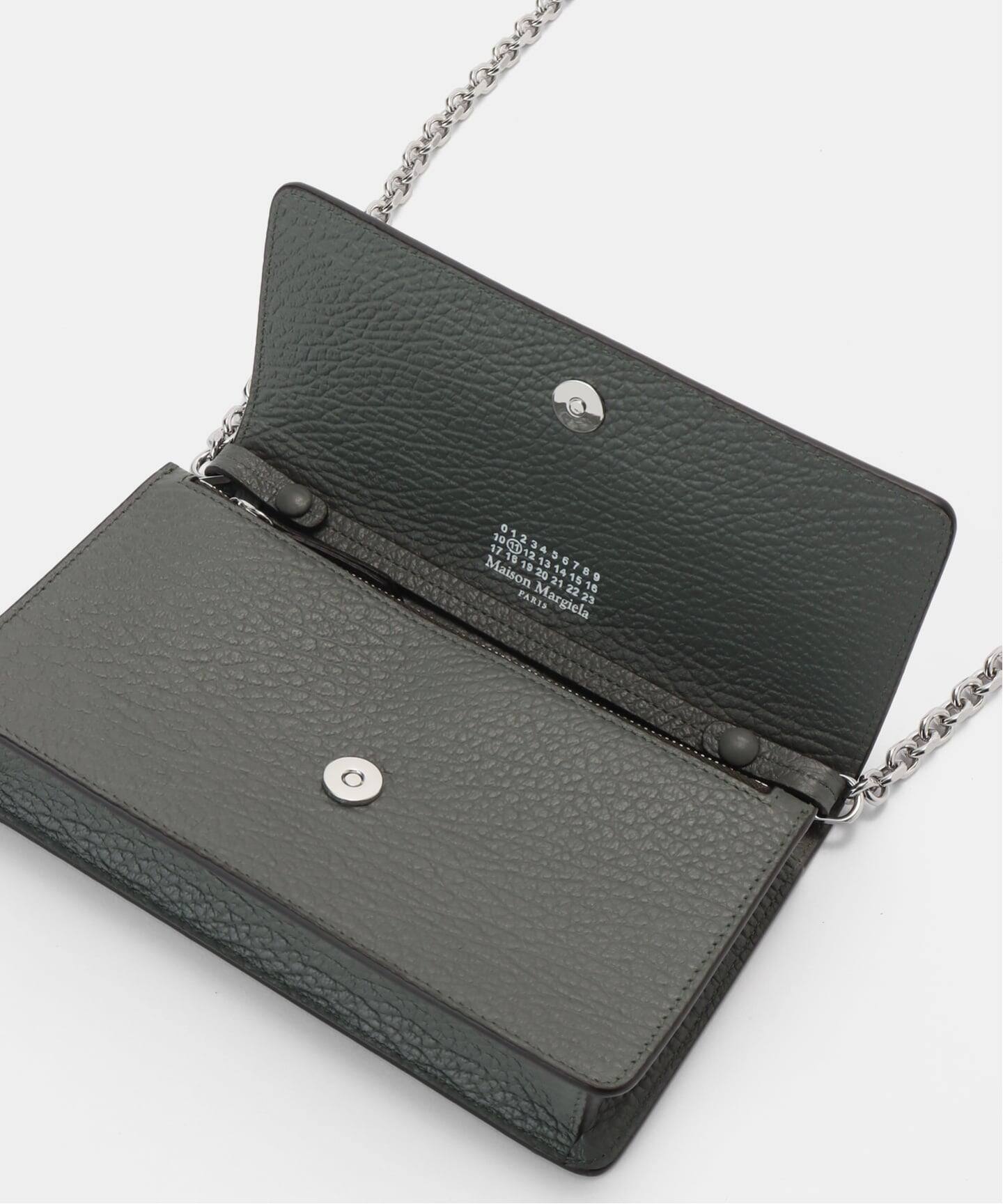 メゾンマルジェラ leather chain wallet MAISON MARGIELA(メゾン マルジェラ)のLARGE CHAIN WALLET通販