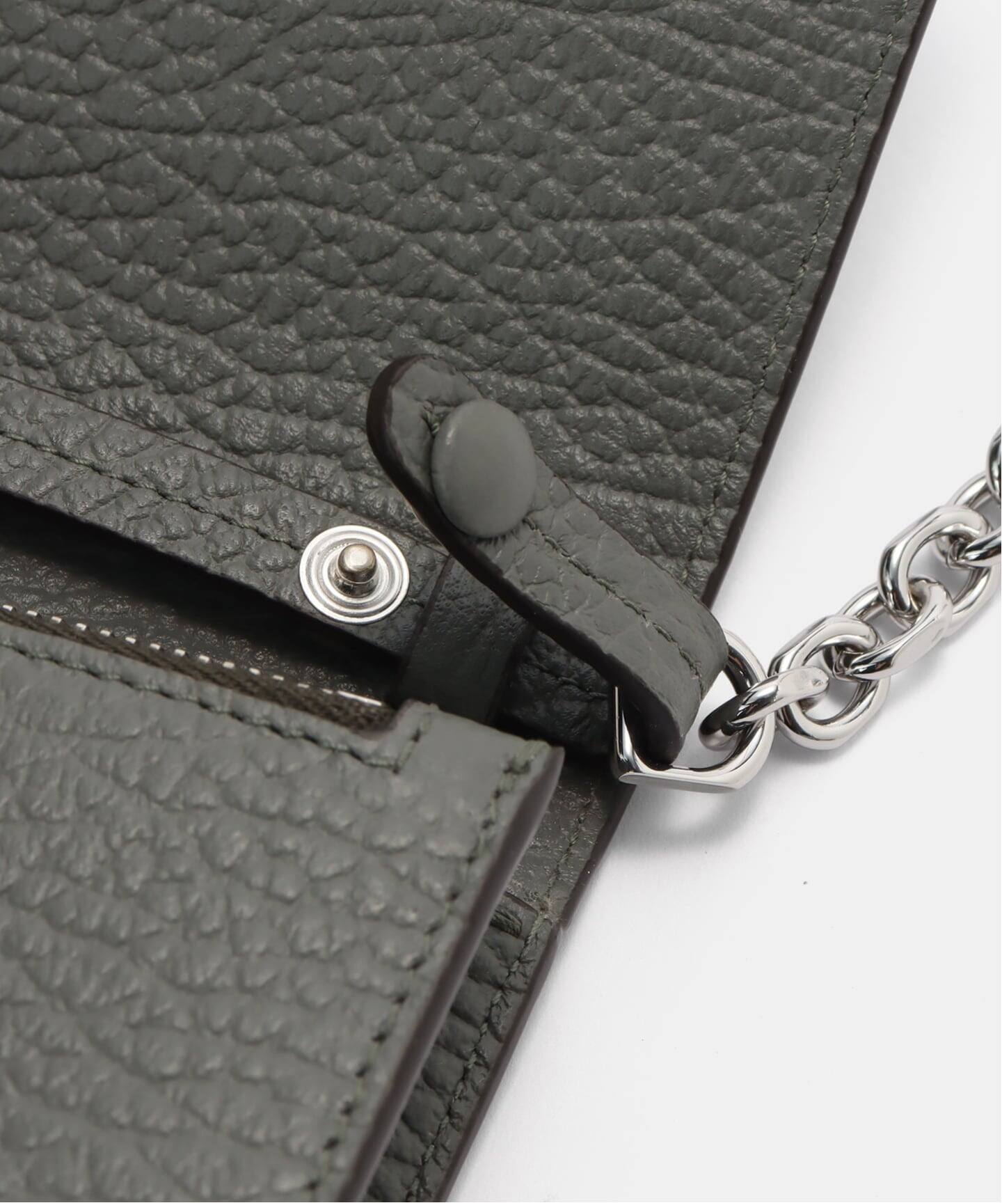 メゾンマルジェラ leather chain wallet Maison Margiela Four Stitches Chain Wallet Black – LIKELIHOOD