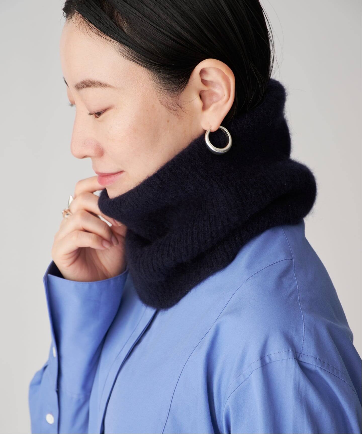 予約》SLOANE スローン 5Gフルニードルカシミヤスヌード SL10W