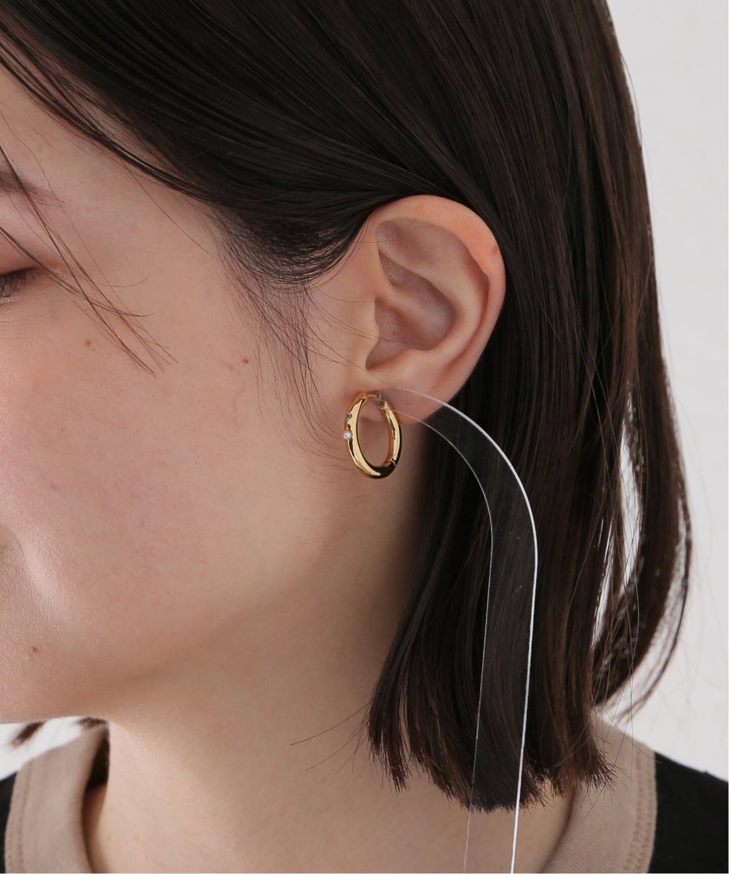 【ANNI LU】BRIGITTE 18Kゴールドプレートブラス フープピアス Brigitte Hoops – ANNI LU