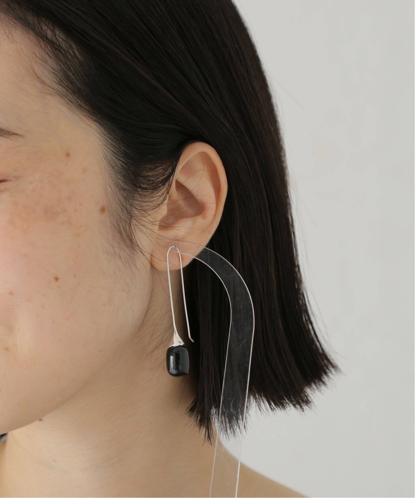 Mounir LONG DROP EARRINGS：ピアス（ピアス（両耳用