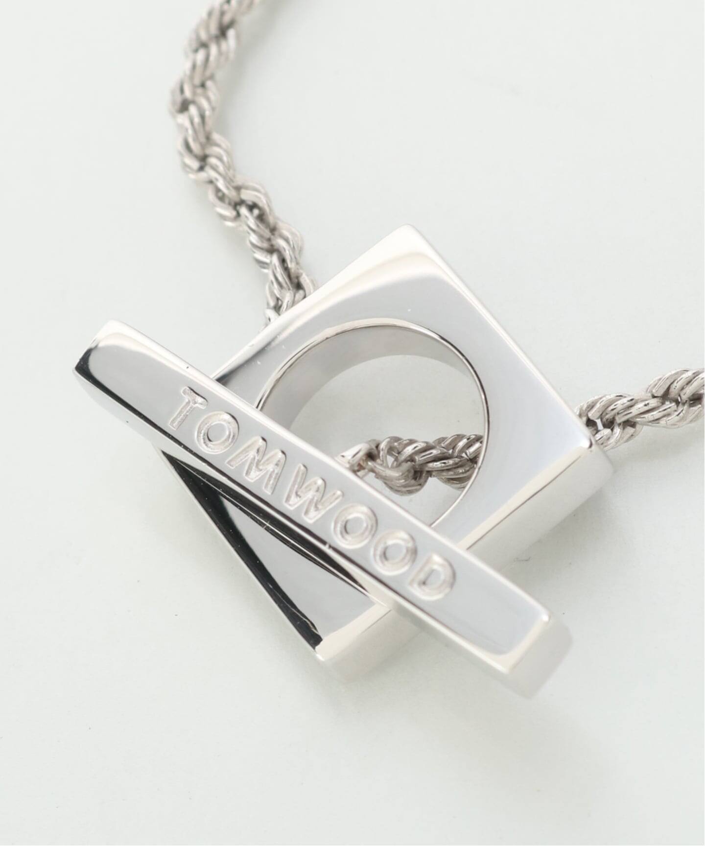 【関税込/匿名配送】TOM WOOD Square Rope ブレスレッド Silver 関税込/匿名配送】TOM WOOD Square Rope ブレスレッド Silver
