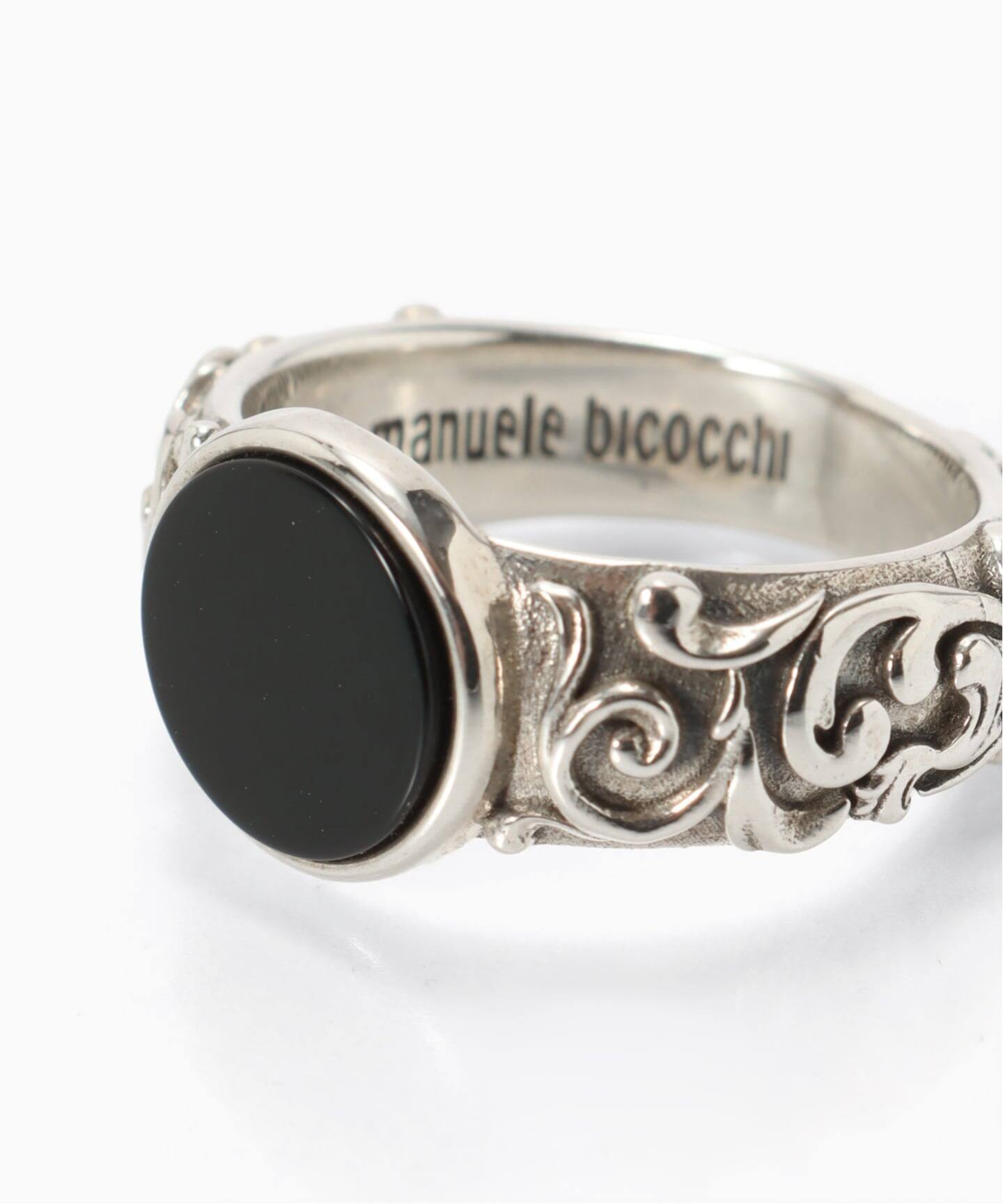 EB ARABESQUE BLACK STONE RING（その他アクセサリー）｜BOICE FROM