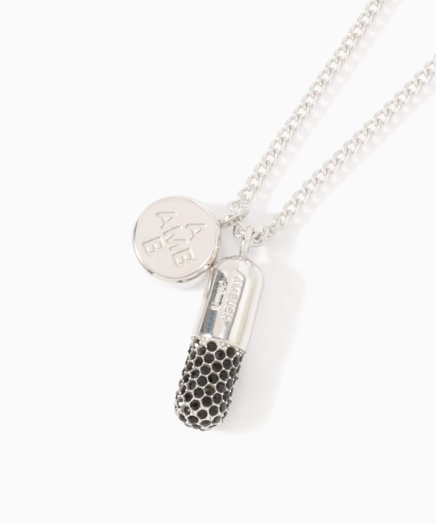 AMBUSH PAVE PILL CHARM NECKLACE（ネックレス）｜BOICE FROM