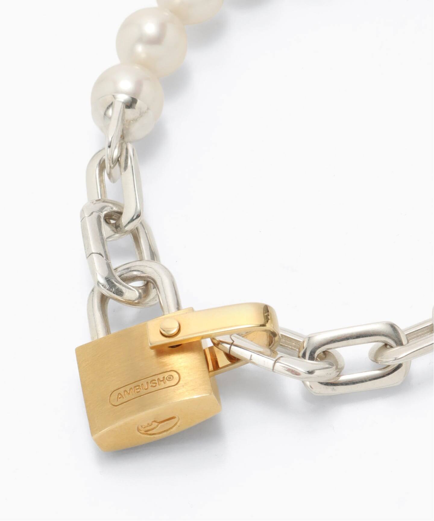 AMBUSH PEARL PADLOCK BRACELET（ブレスレット・バングル）｜BOICE