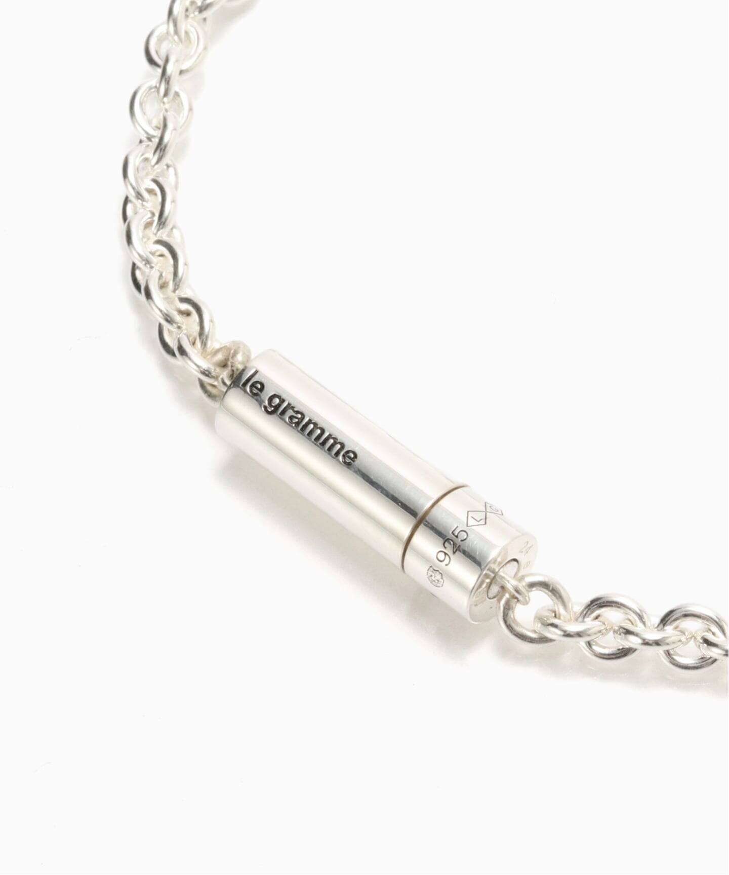 LE GRAMME 11g polished chain cable brace（ブレスレット