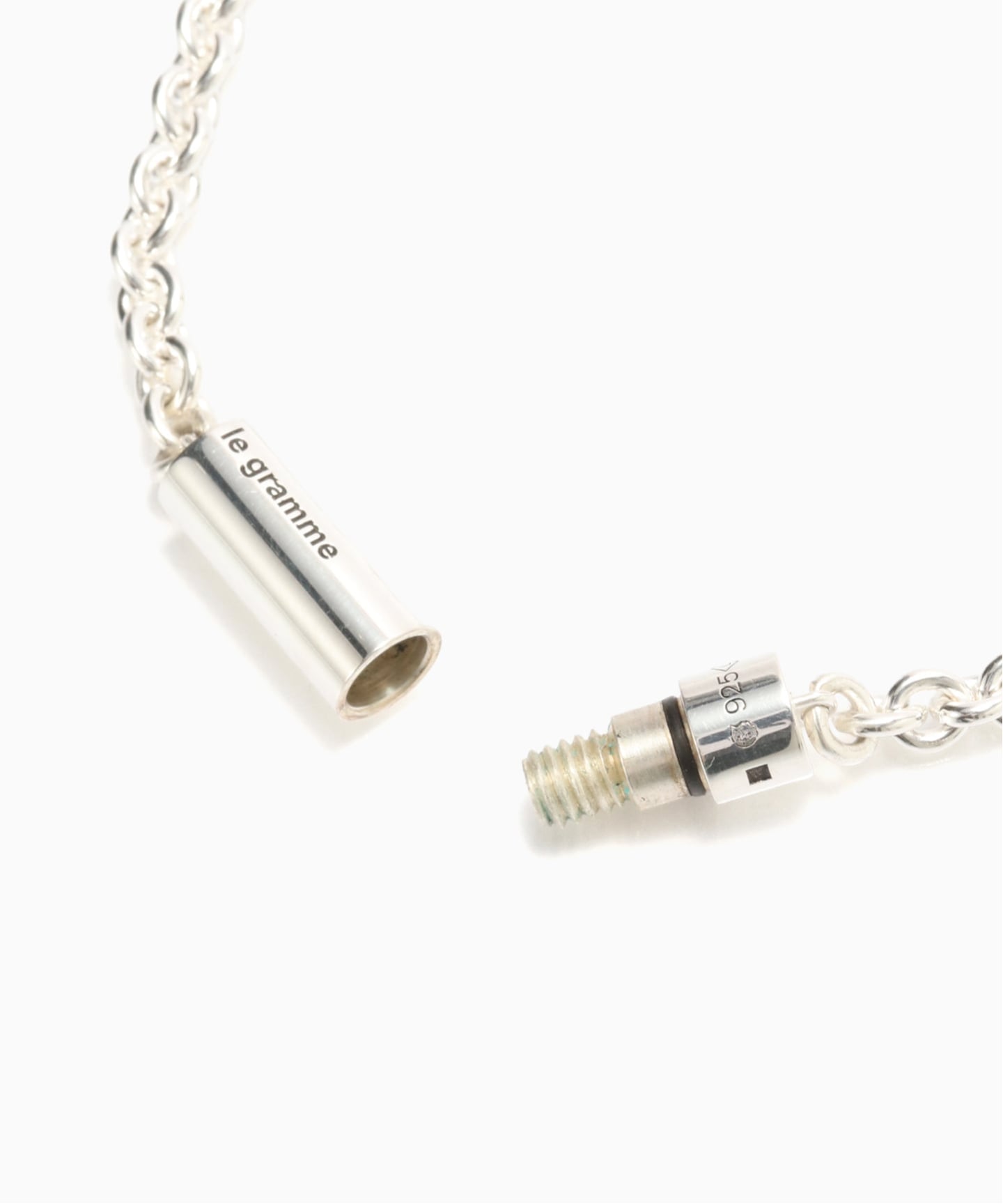 LE GRAMME 11g polished chain cable brace（ブレスレット・バングル