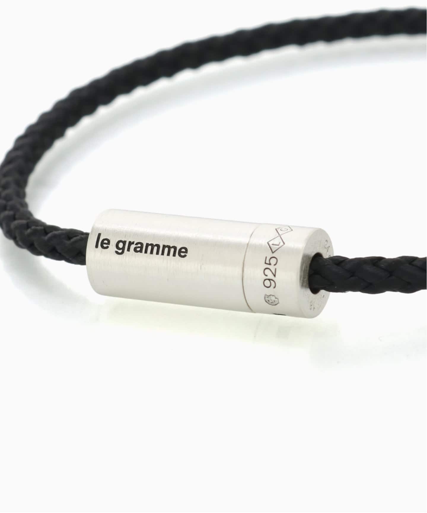 Le Gramme ルグラム ブレスレットBRUSHED BLACK S Le Gramme ルグラム ブレスレットBRUSHED BLACK S