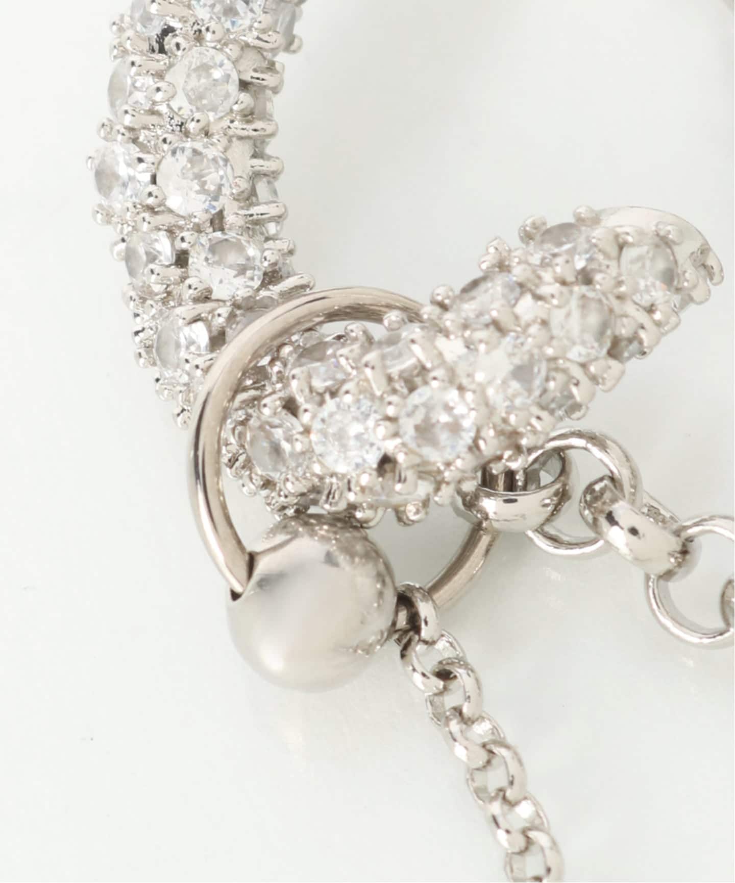 Justine  Clenquet  シルバーピアス　片耳用 ジュスティーヌ クランケ JUSTINE CLENQUET ピアス ニッケル