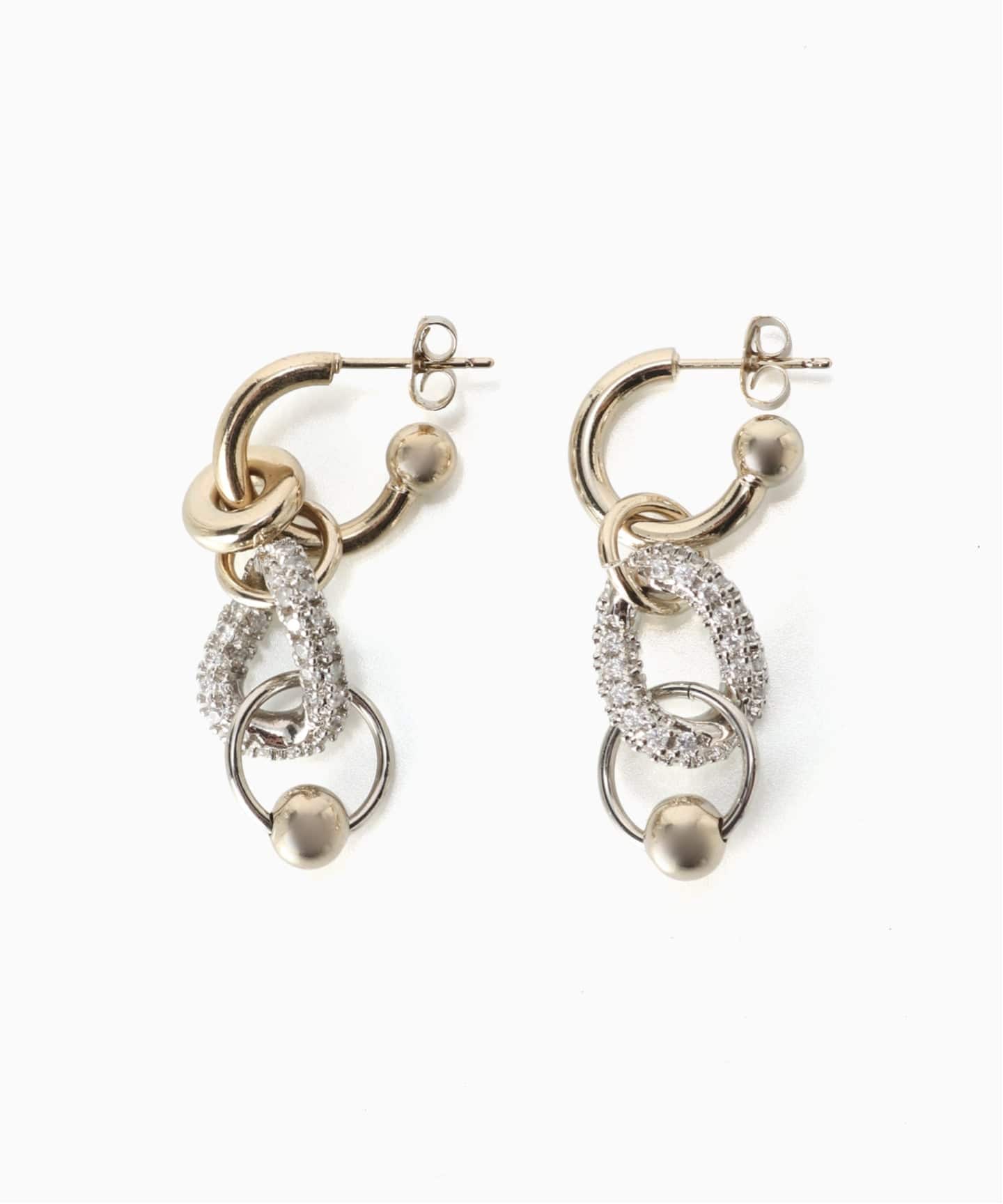【neronero様】JUSTINE CLENQUET ピアス JUSTINE CLENQUET LEXIE EARRINGS（ピアス（両耳用））｜BOICE