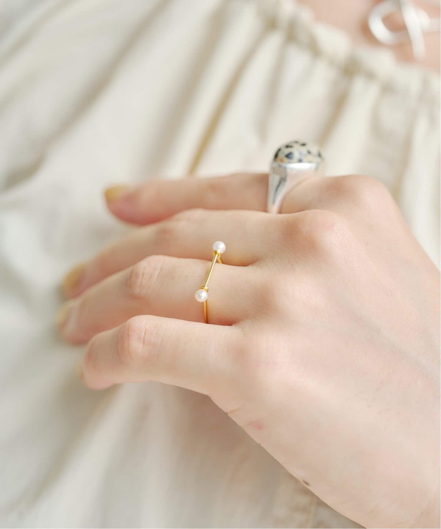TODAYFUL Skinny Pearl Ring（リング）｜BOICE FROM BAYCREW'S