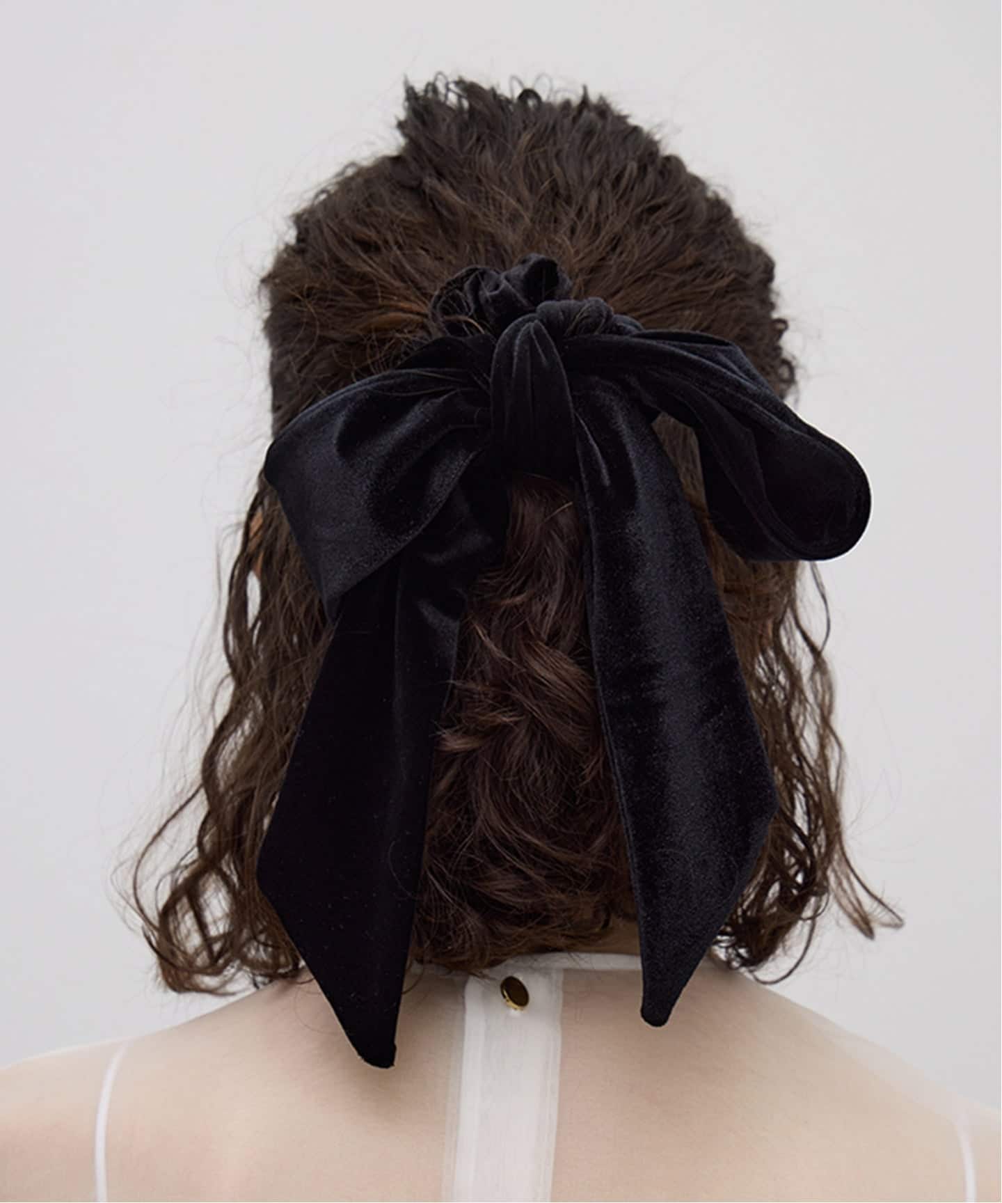 ヘアアクセサリー Ribbon-VELVET(Black) TRESSE JEANNE RIBBON IN VELVET（ヘアアクセサリー）｜BOICE