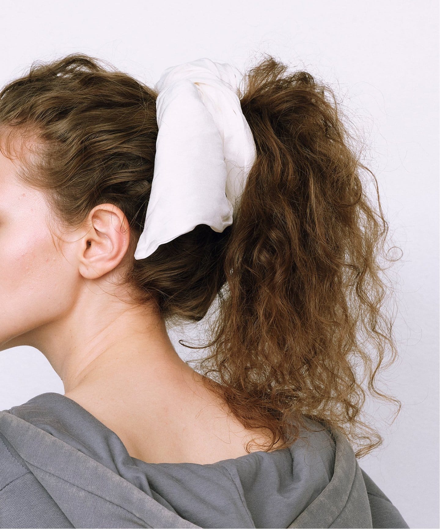 HEYEP Silk Square Large Scrunchie（ヘアアクセサリー）｜BOICE