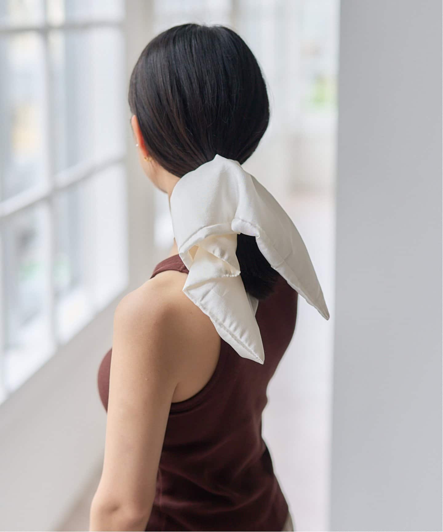 HEYEP Silk Square Large Scrunchie（ヘアアクセサリー）｜BOICE