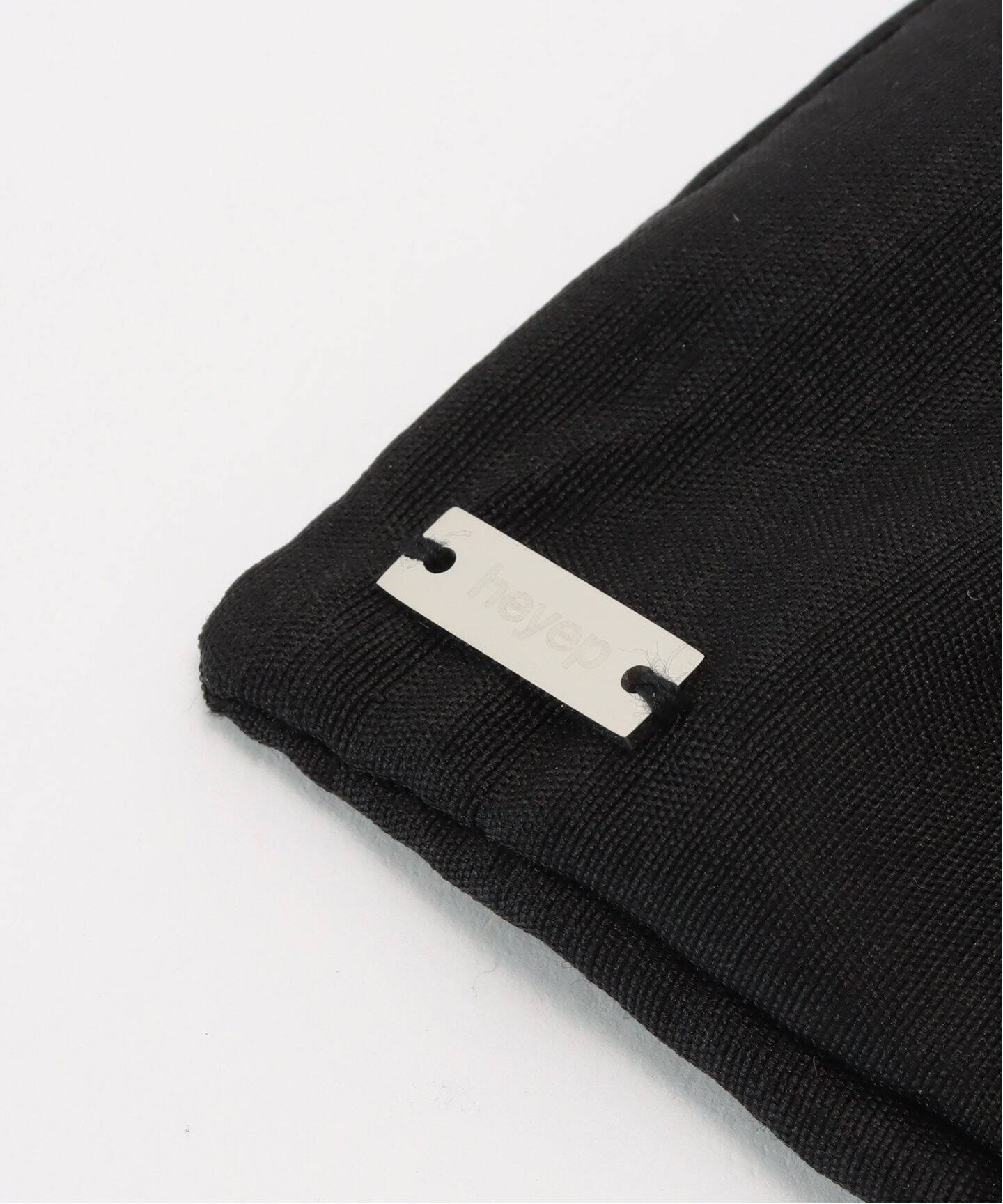 heyep！Silk Square Medium Scrunchie！BLACK PRE ORDER】Silk Square Medium Scrunchie – heyep