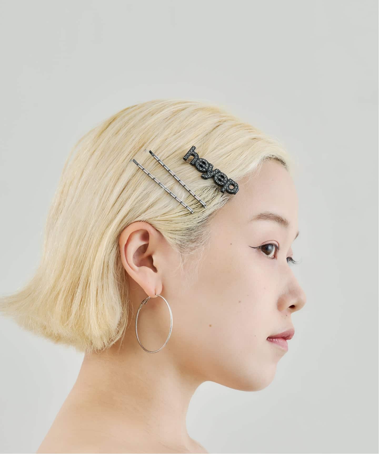 HEYEP Logo Rhinestone Hairpins - 3-Piece Set（ヘア