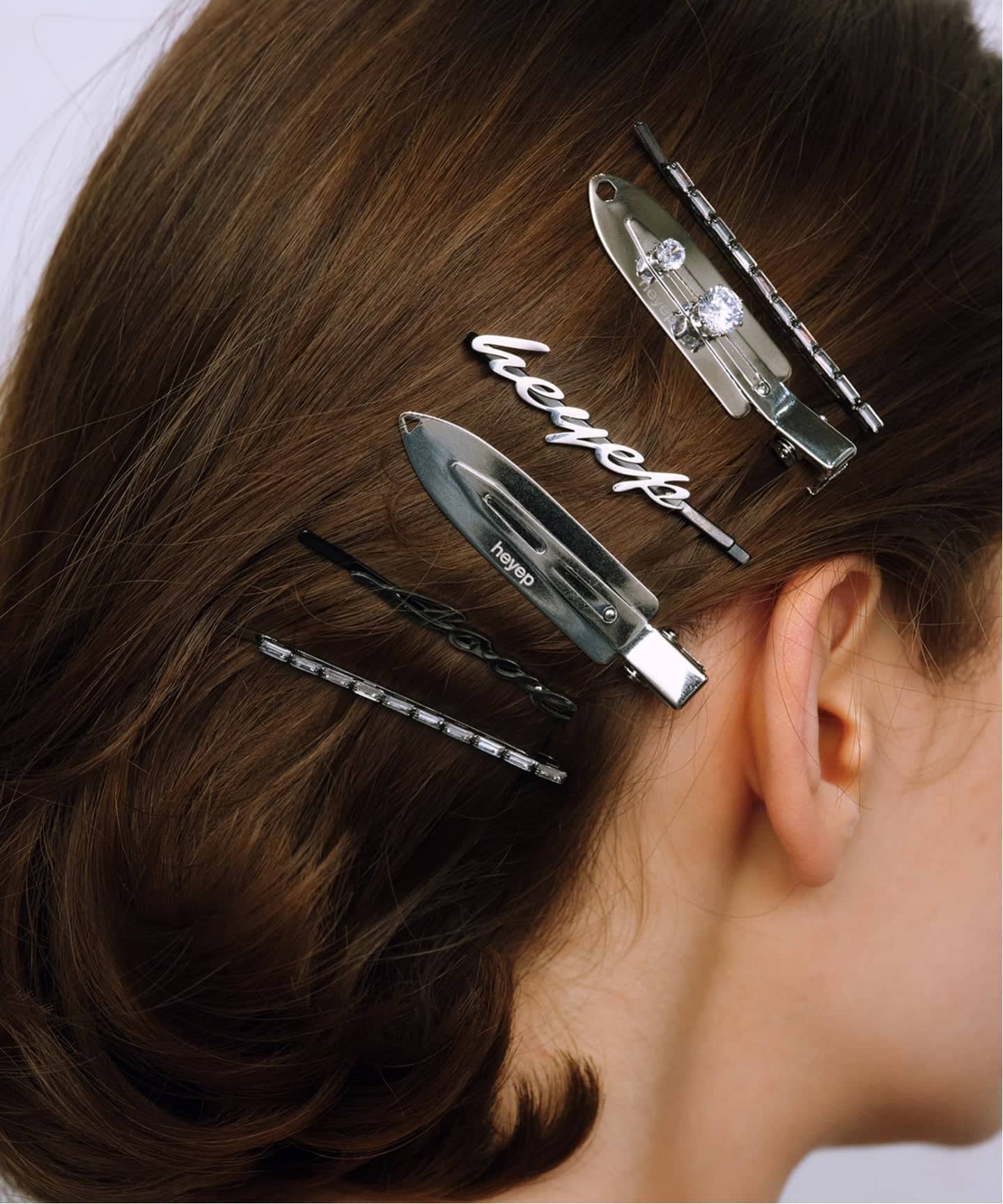 HEYEP Flat Hair Clips-2 Piece Set（ヘアアクセサリー）｜BOICE FROM