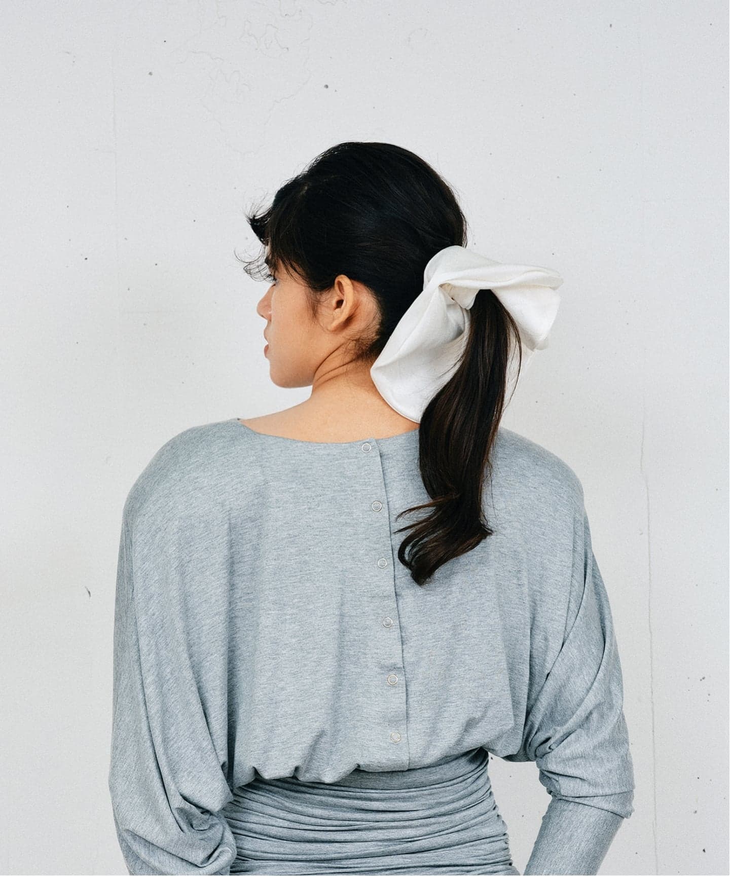 HEYEP Silk Heart Scrunchie-Large（ヘアアクセサリー）｜BOICE FROM