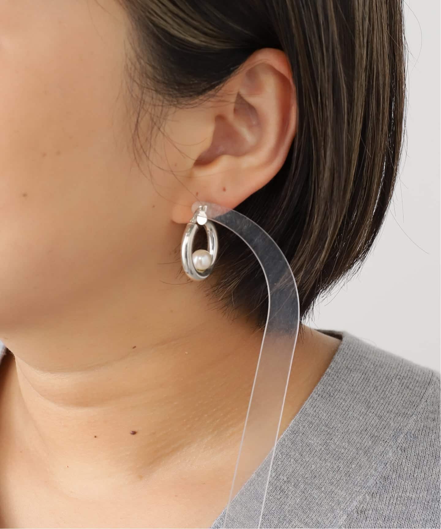 Kara Yooシルバーピアス KARA YOO/カラ・ユ パールモチーフピアス（ピアス（両耳用））｜La