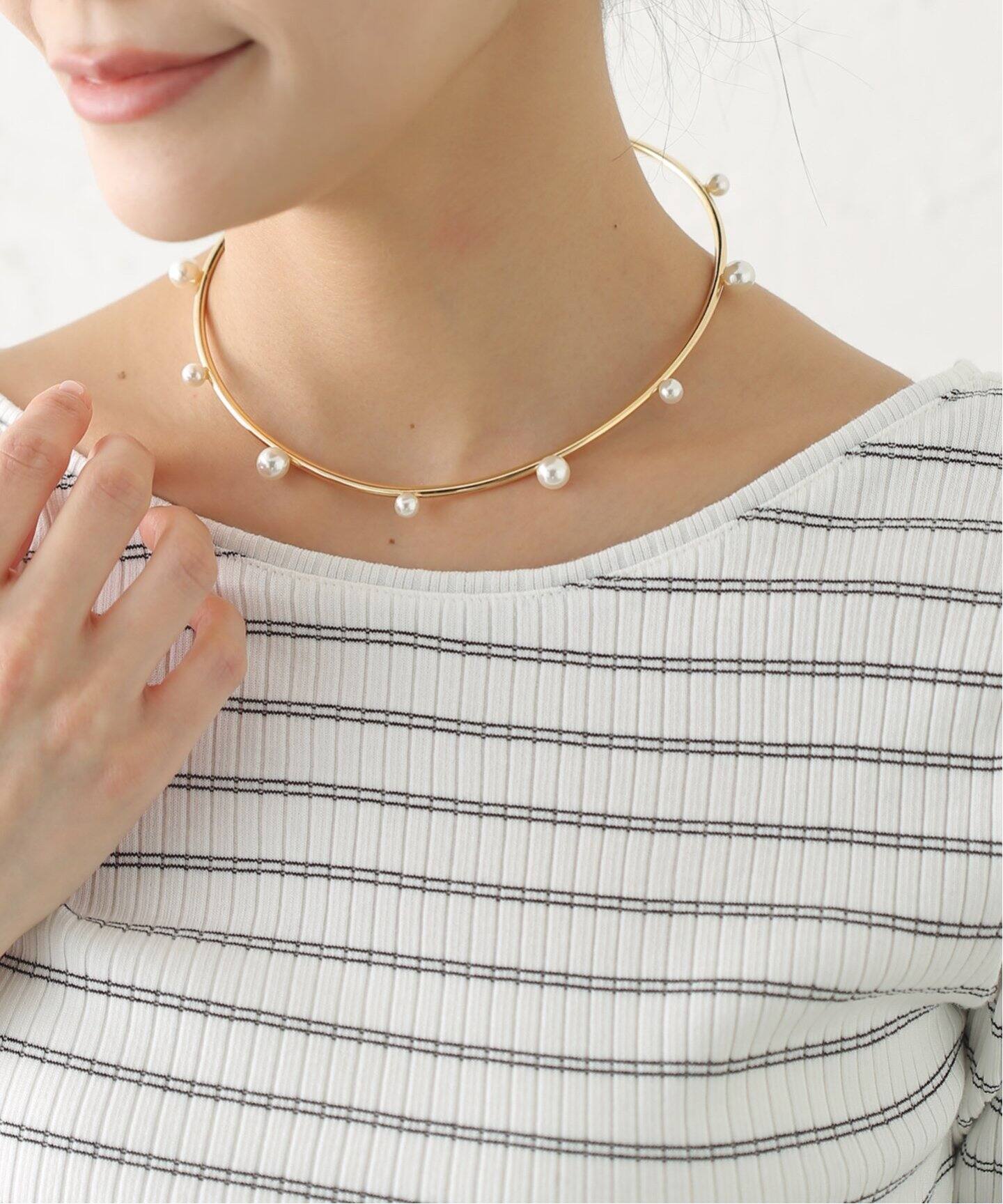 パールチョーカー Spiral Pearl Choker – Pearlish