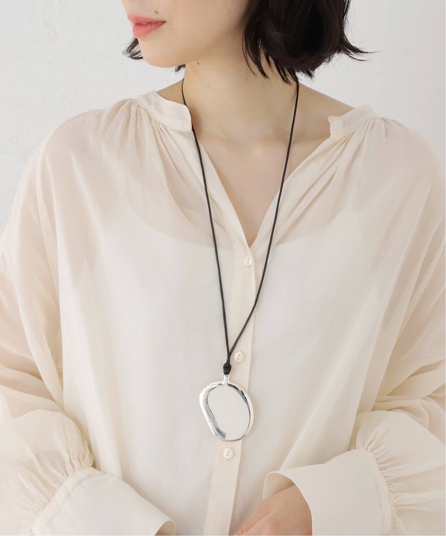 JAMIRAY/ジャミレイ BEAN MOTIF CORD NK：ネックレス（ネックレス