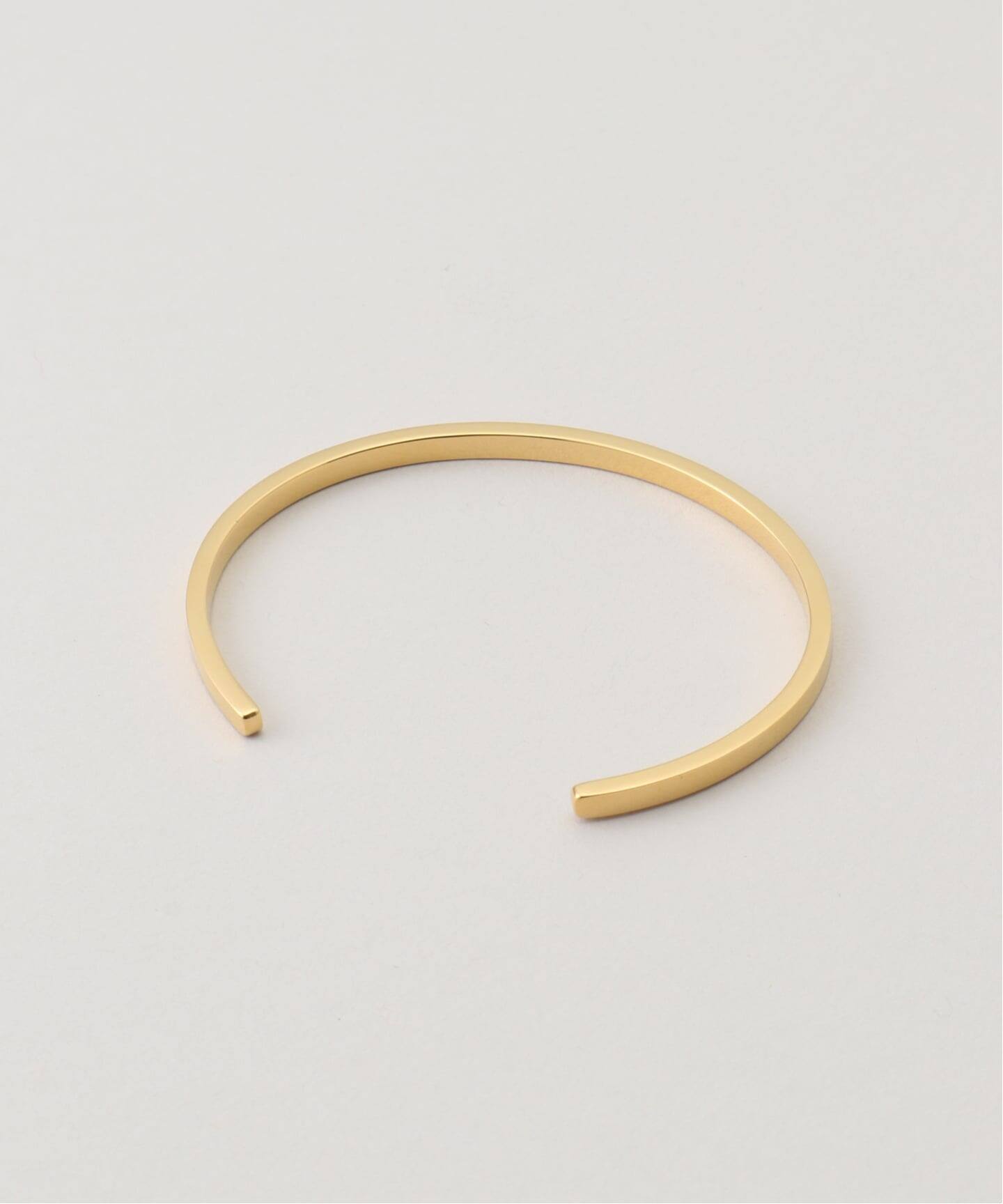 新品外箱あり】メゾンマルジェラ ロゴ ワイド バングル ブレスレット