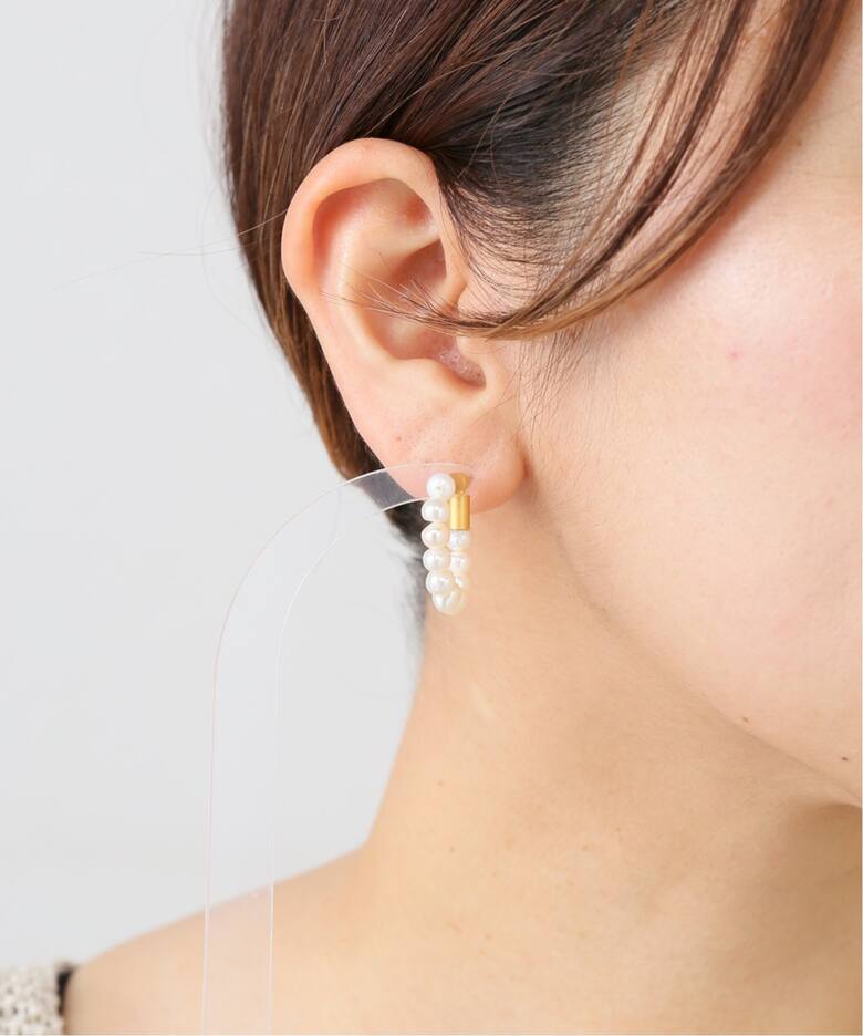 jour couture / ジュール クチュール mini pearl pierce（ピアス（両耳 