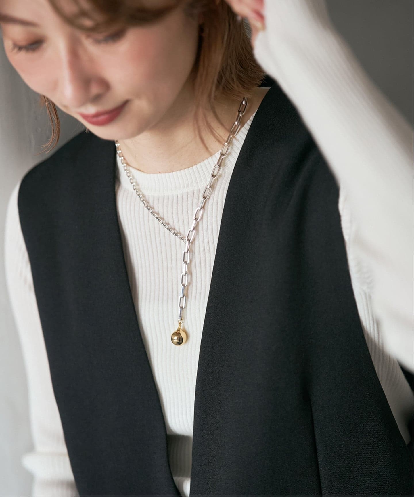Soierie/ソワリー Pome motif necklace（ネックレス）｜Spick & Span