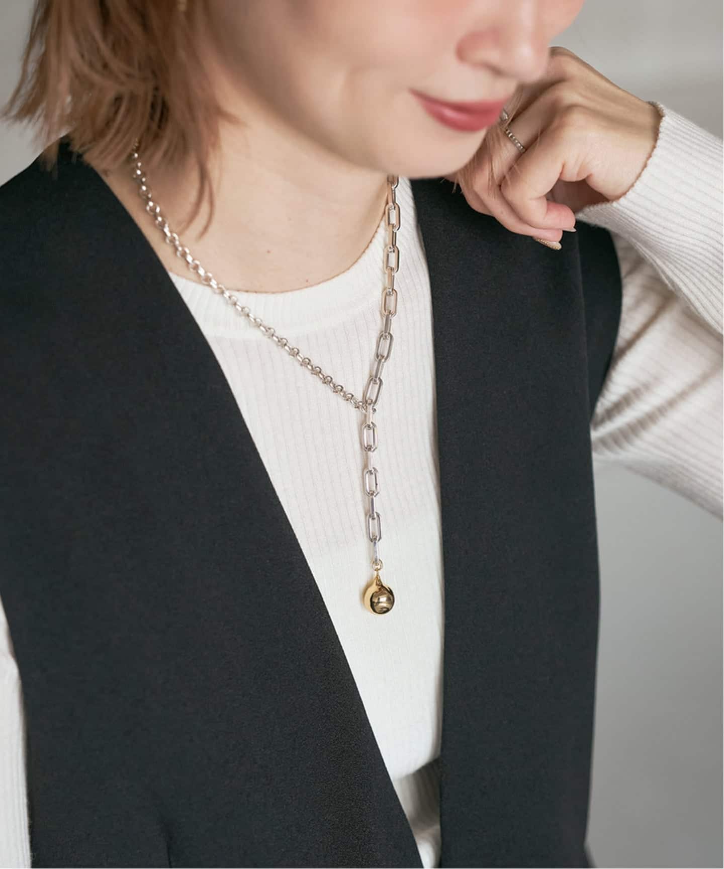 soierie ネックレス Soierie/ソワリー Pome motif necklace（ネックレス）｜Spick and Span