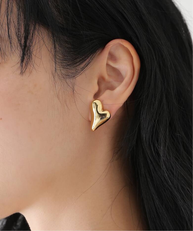 Soierie/ソワリー Distort heart earring（イヤリング）｜Spick & Span 