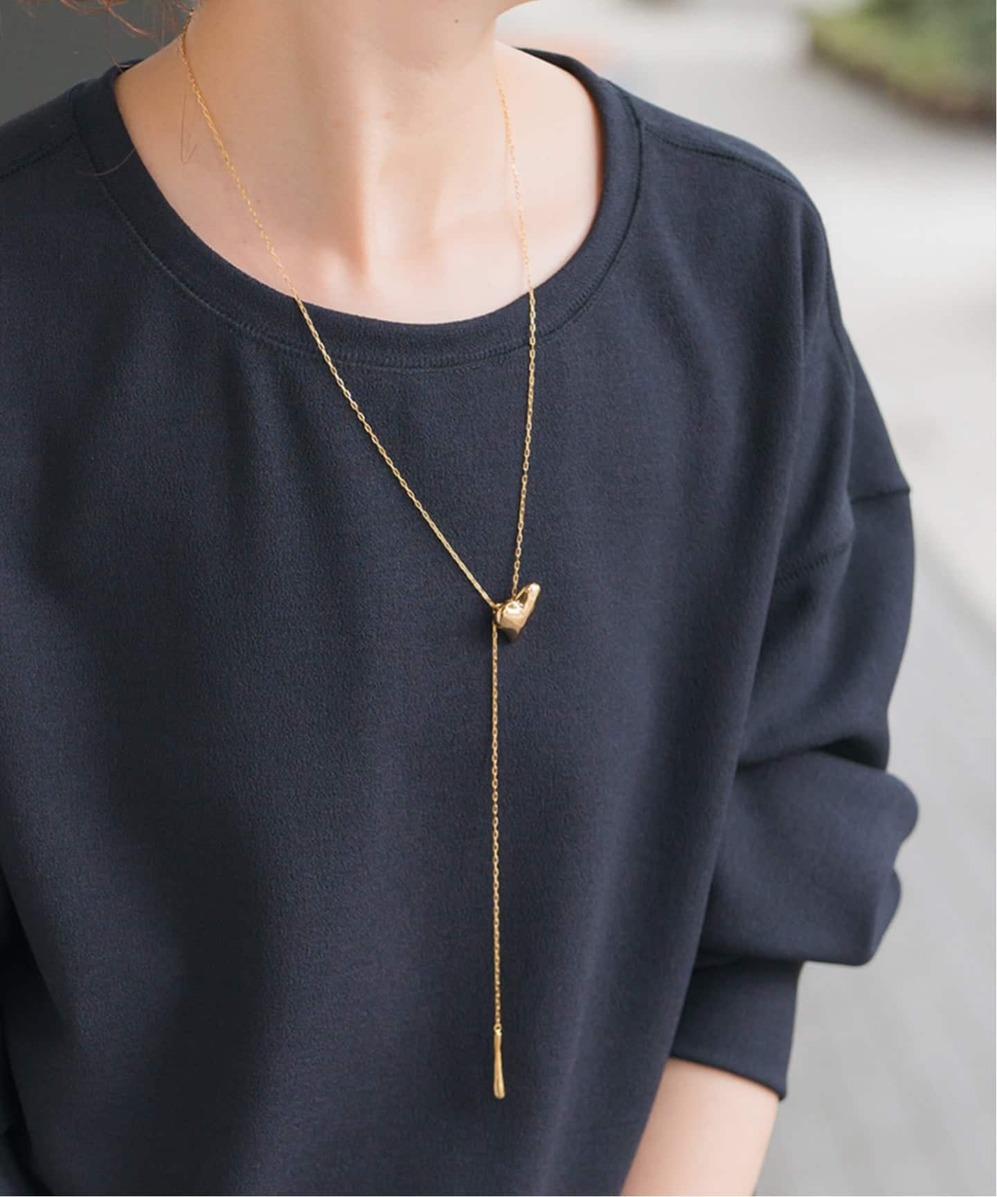 Soierie/ソワリー Distort heart necklace（ネックレス）｜Spick and