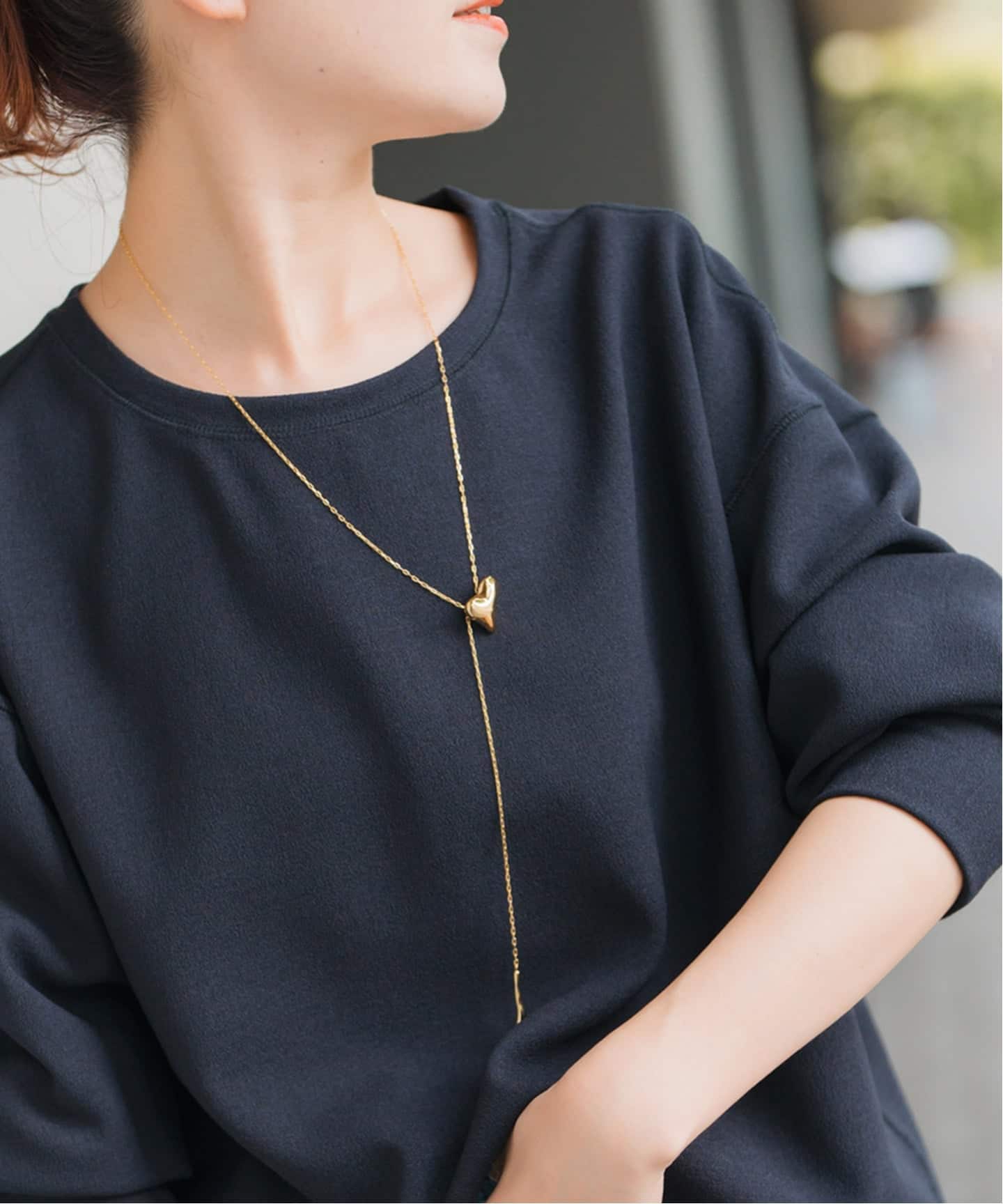 Spick and span ソワリーネックレス Soierie/ソワリー Distort heart necklace（ネックレス）｜Spick and