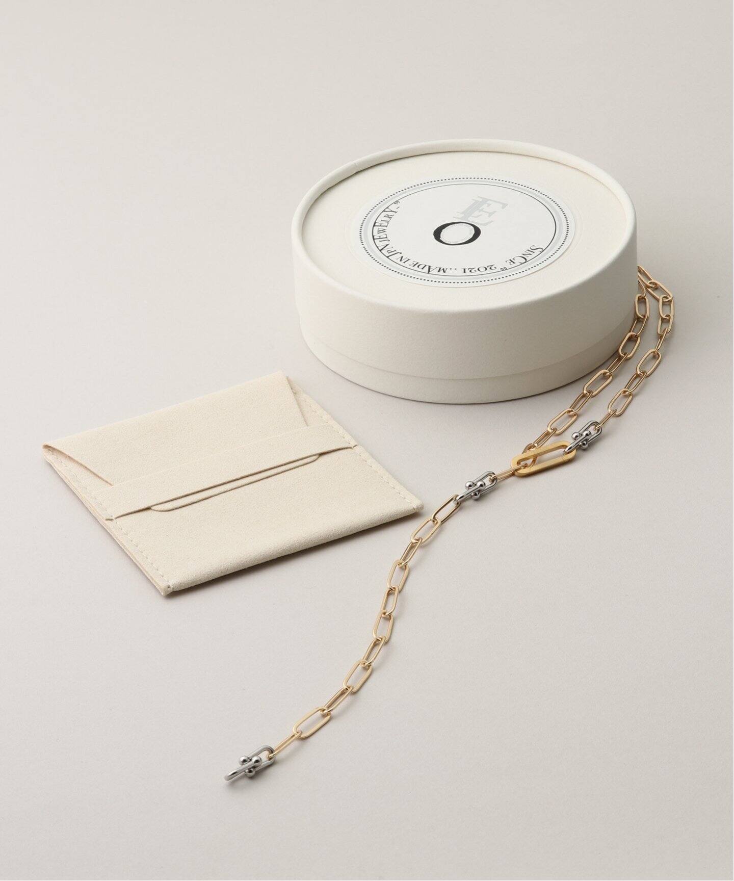 EO / イオ PC chain lariat necklace 83cm EO24AW-19