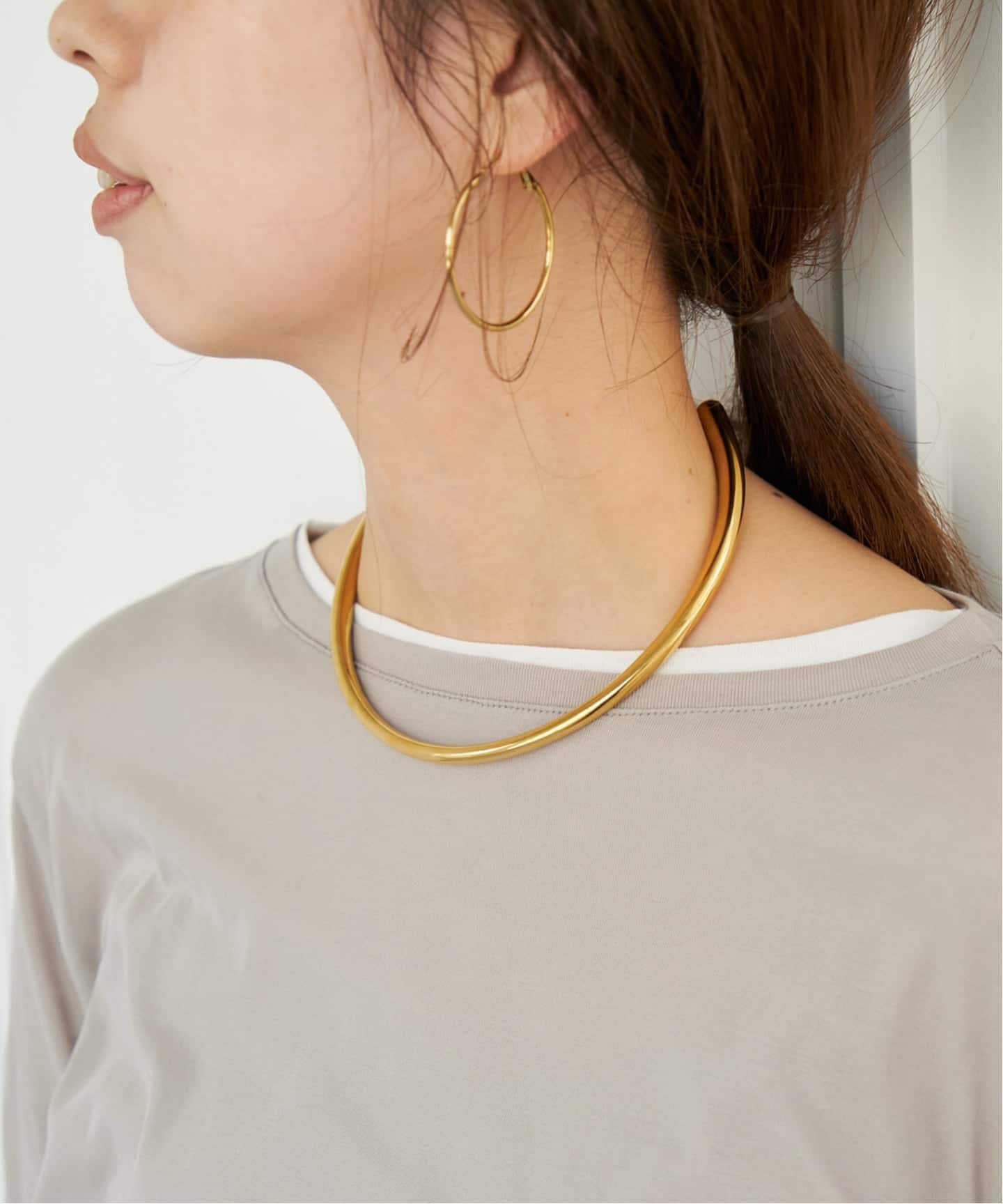 追加2》AEC PARIS / エーイーシー 別注パイプCチョーカー（ネックレス