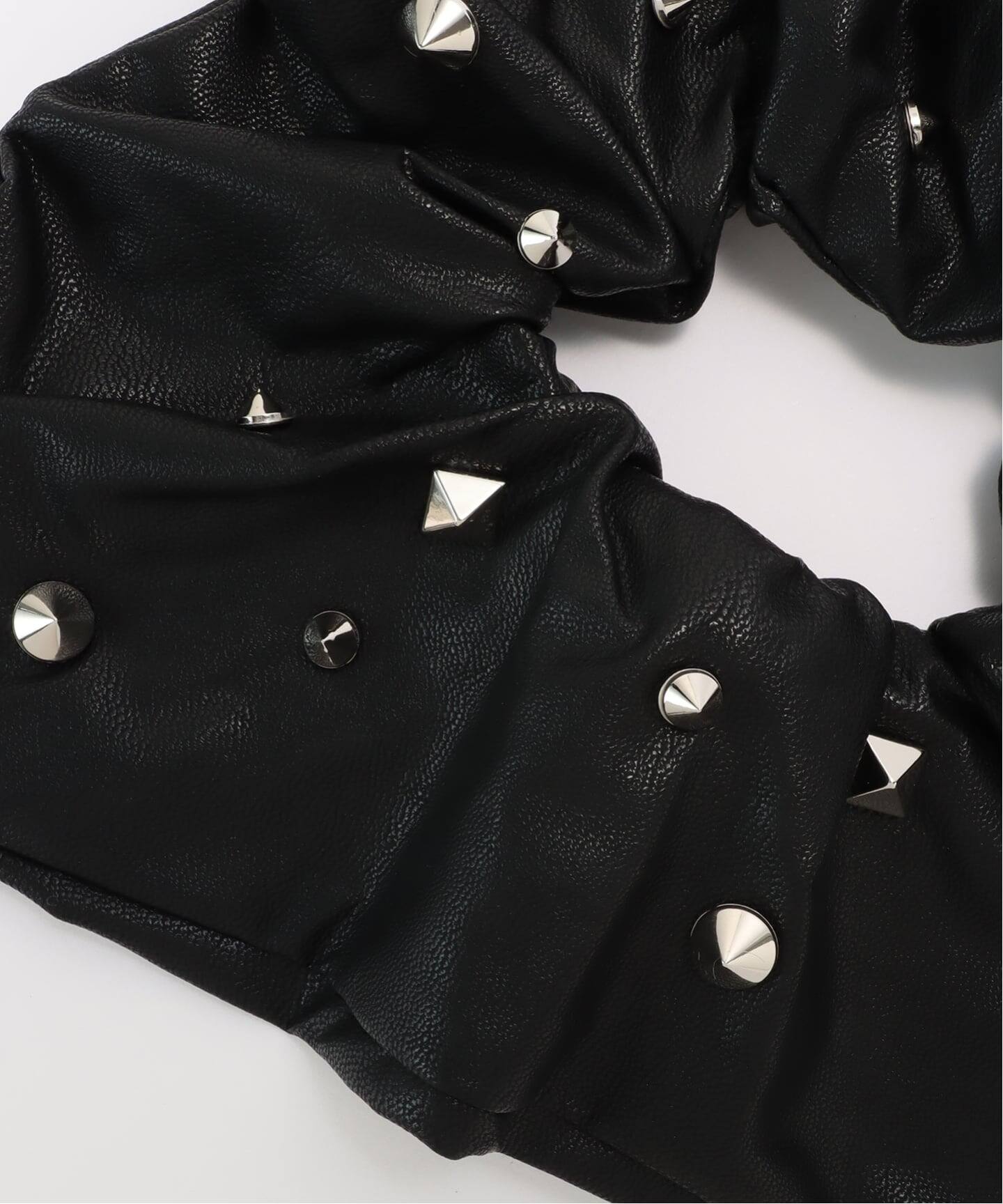HEYEP/ヘイップ Faux leather Scrunchie（ヘアアクセサリー）｜U by