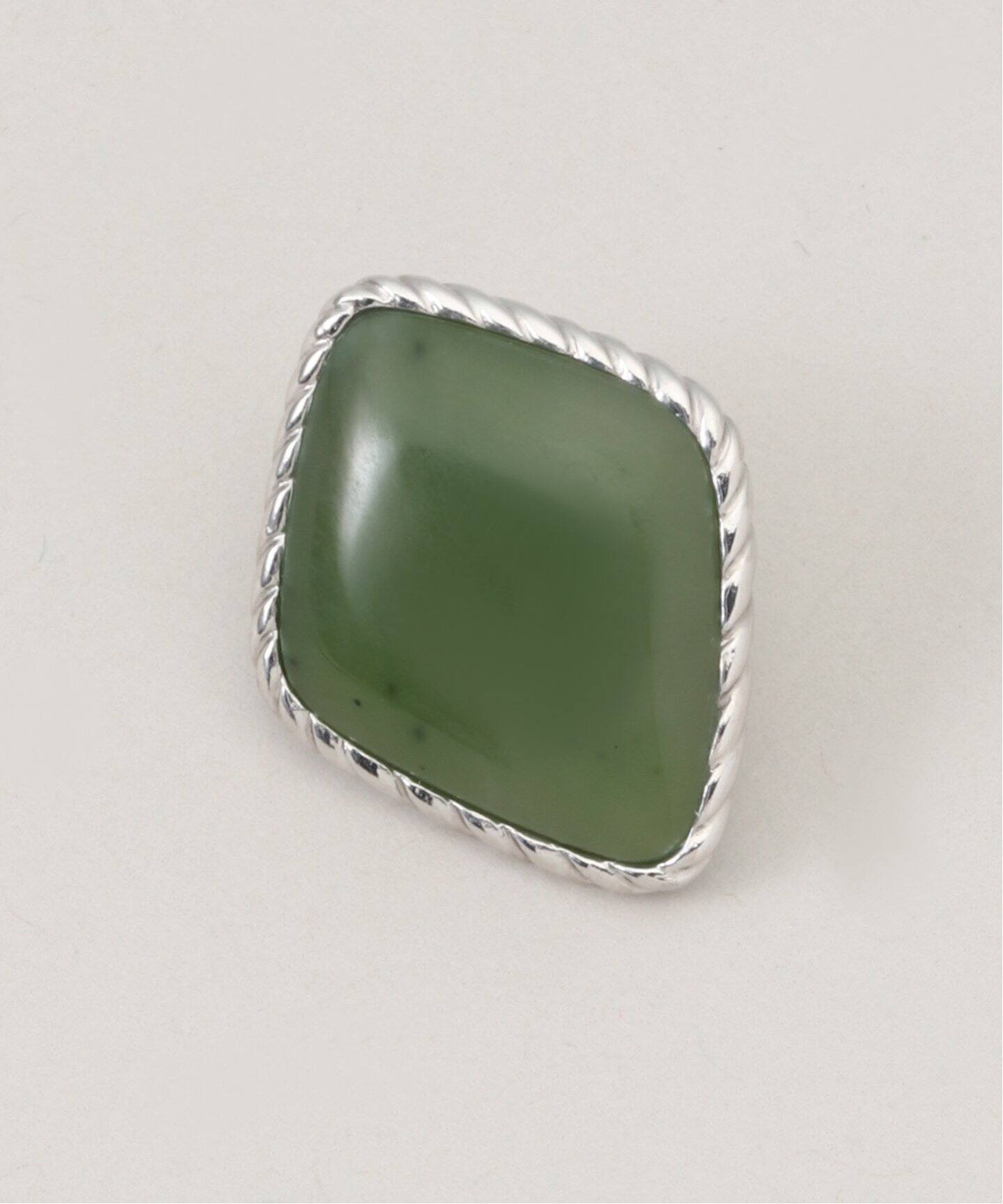 PREEK /プリーク SQUARE STONE EARRINGS（ピアス（両耳用