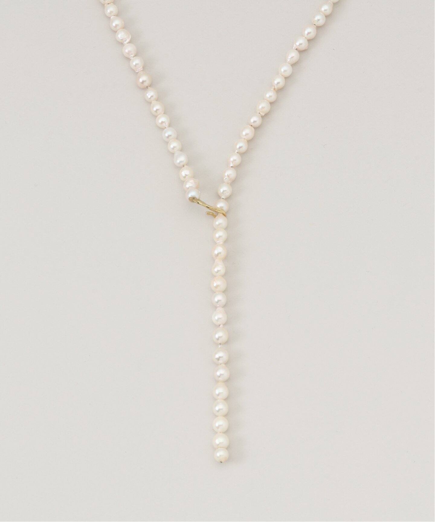 PREEK/プリーク AKOYA BAROCQUE PEARL LARIAT ネックレス（ネックレス 
