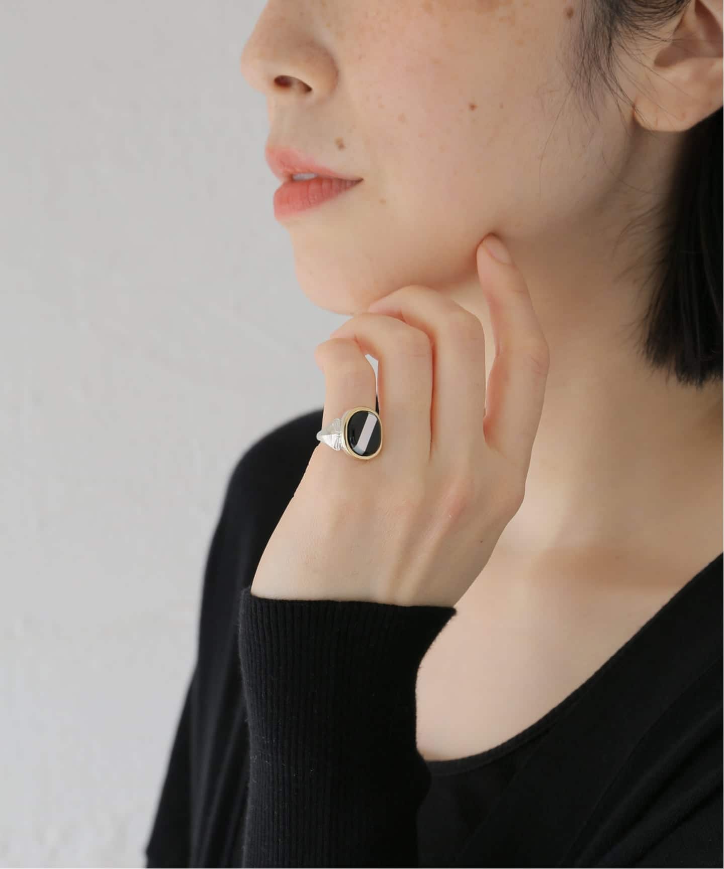 GIGI フェザーモチーフ リング PREORDER】 手元に華やぎをプラスする