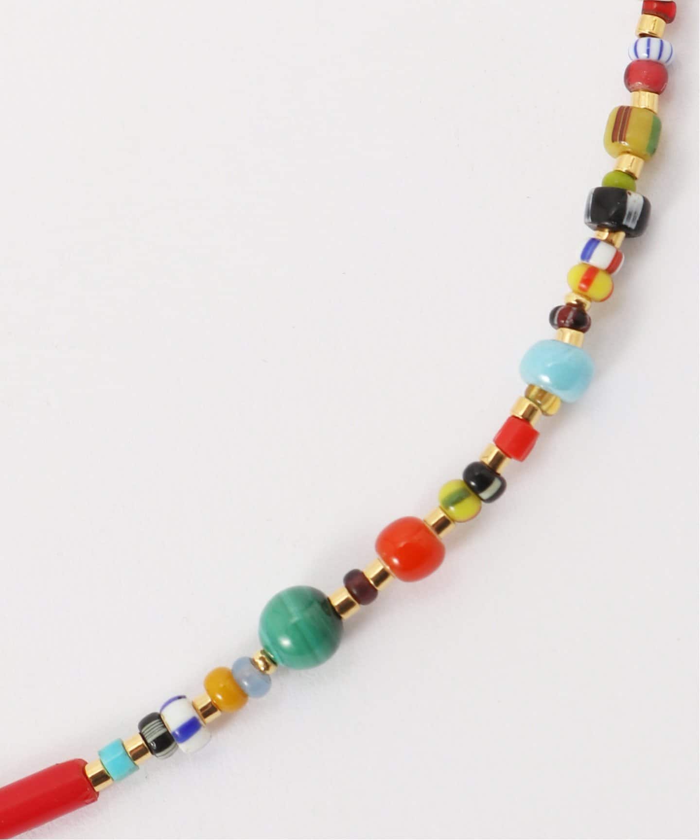 ミキア  mikia   ネックレス  ストーン FRAMeWORK ネックレス MIKIA/ミキア 4mm stone double wrap