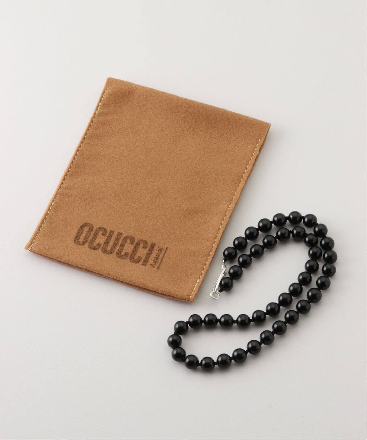 アクセサリー FRAMeWORK OCUCCI STONE 8mm 43cm CHOKER OCUCCI/オクチ 別注STONE 8mm 43cm CHOKER ONYX（ネックレス
