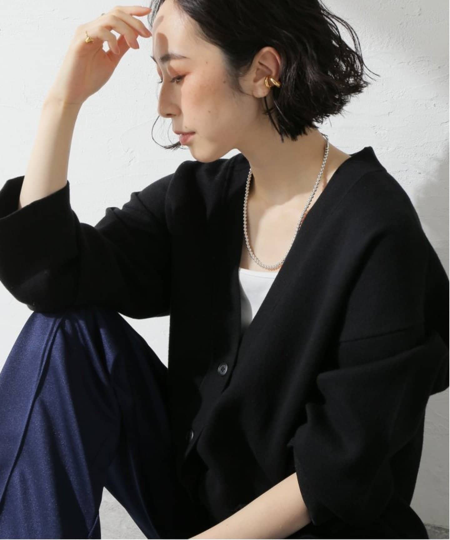 ≪追加≫INDIAN JEWELRY 5mm シャイニービーズネックレス20