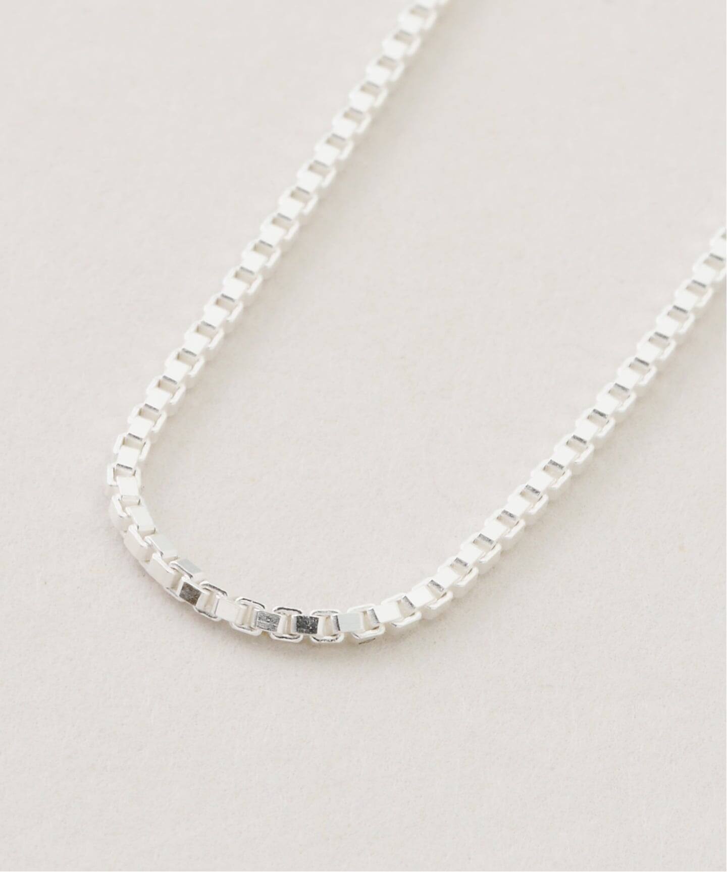 SASKIA DIEZ/サスキア ディツ FINE NECKLACE CUBIC (シルバー SASKIA DIEZ/サスキア ディツ FINE NECKLACE CUBIC (シルバー